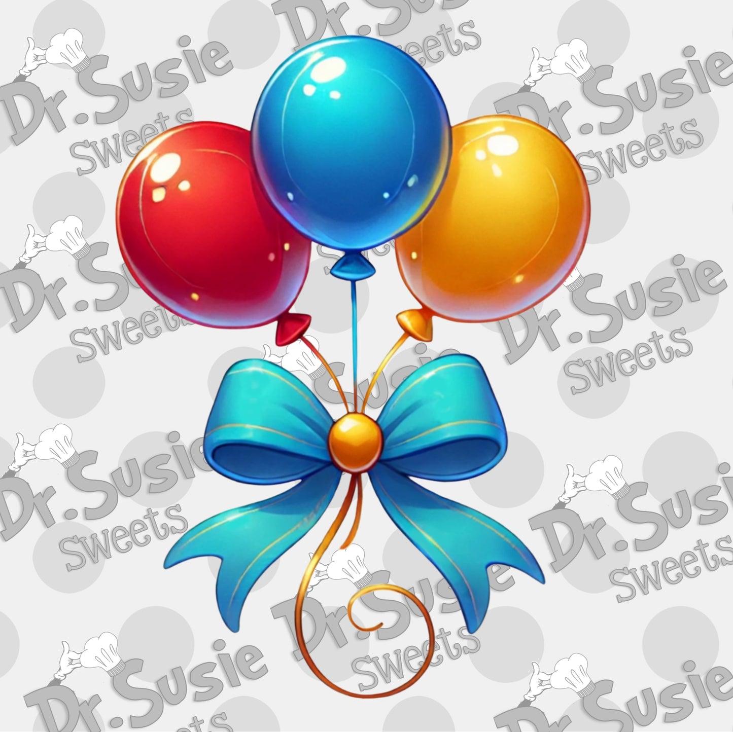 Balloons-Edible Printer Digital Image