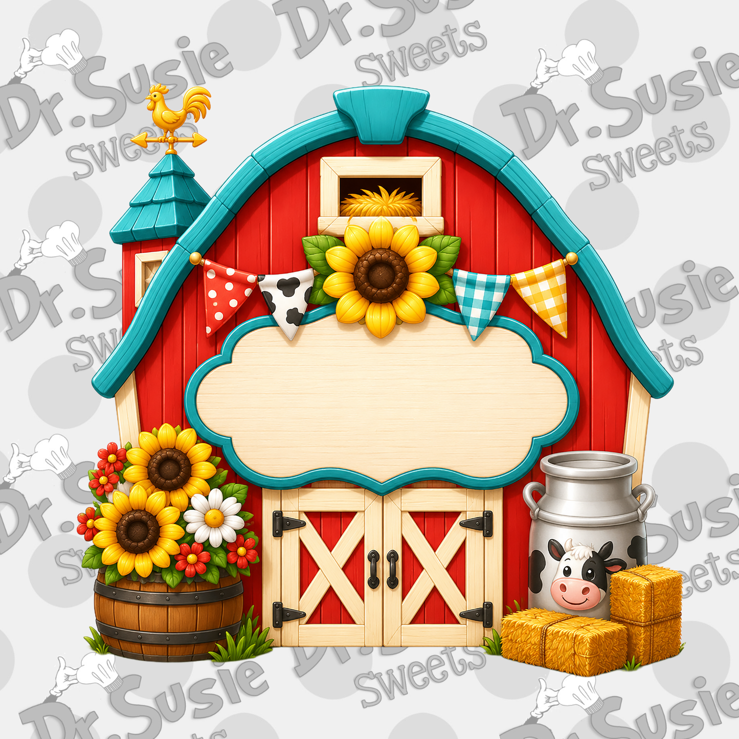 Country Fair-Barn-Edible Printer Digital Image
