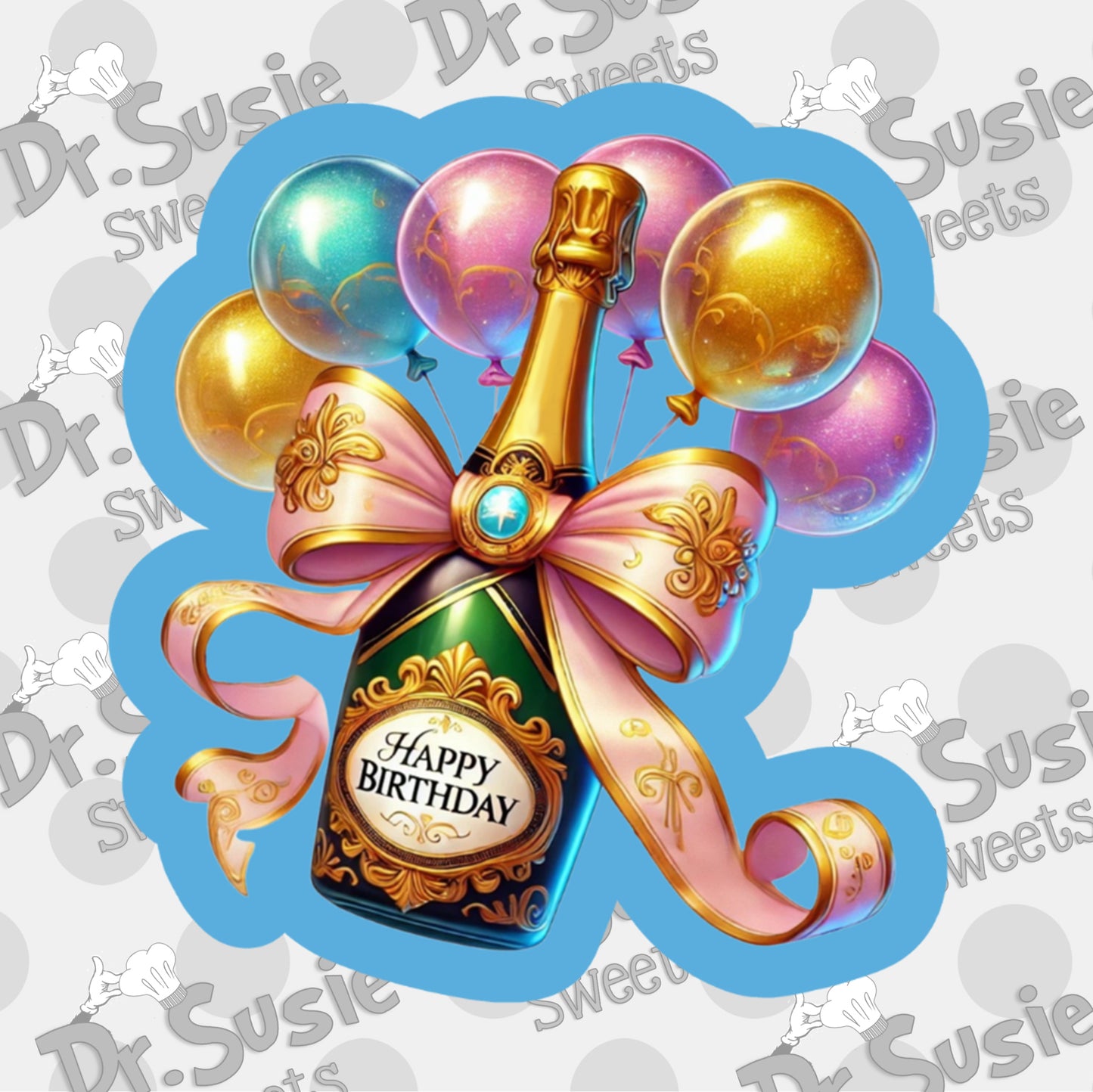 Birthday Champagne-STL