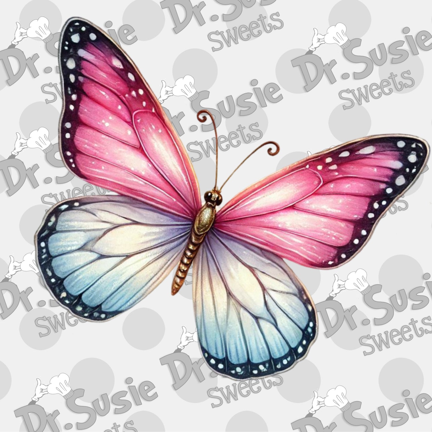 Butterfly-Edible Printer Digital Image
