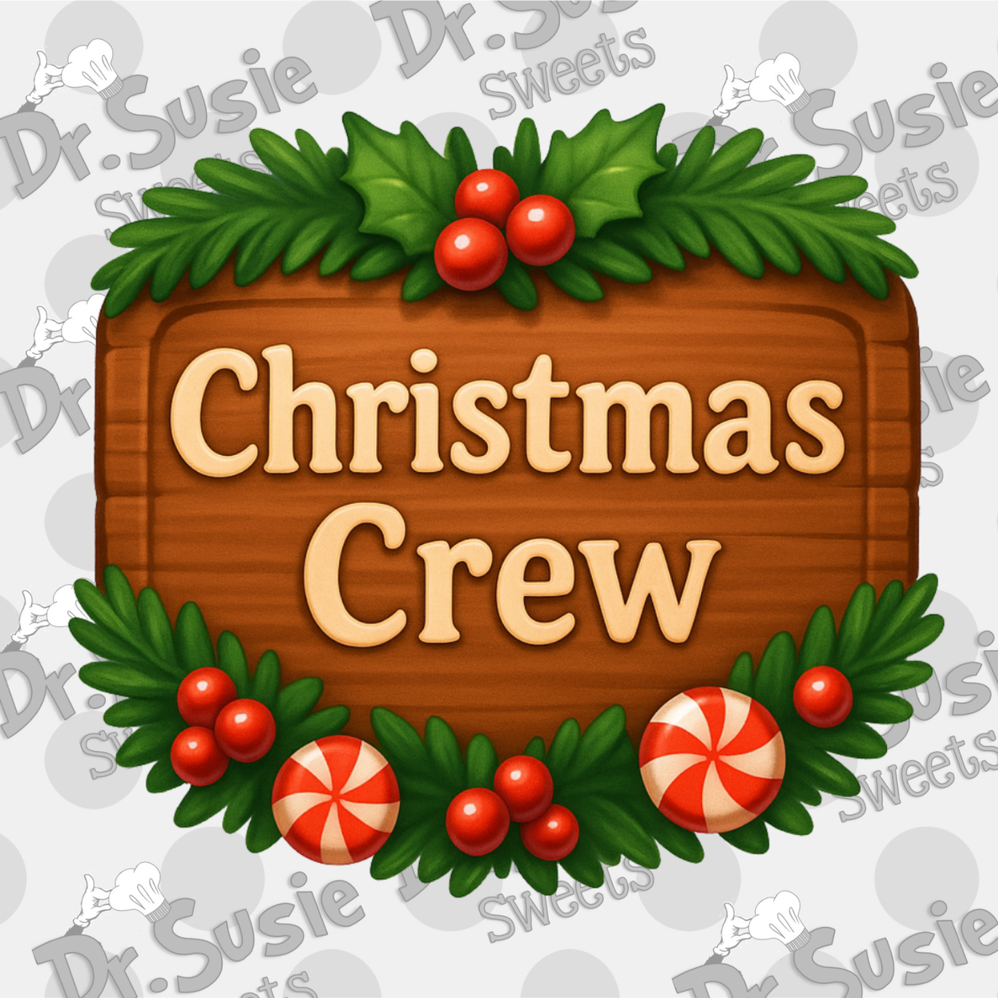 Christmas Crew Plaque-STL Files