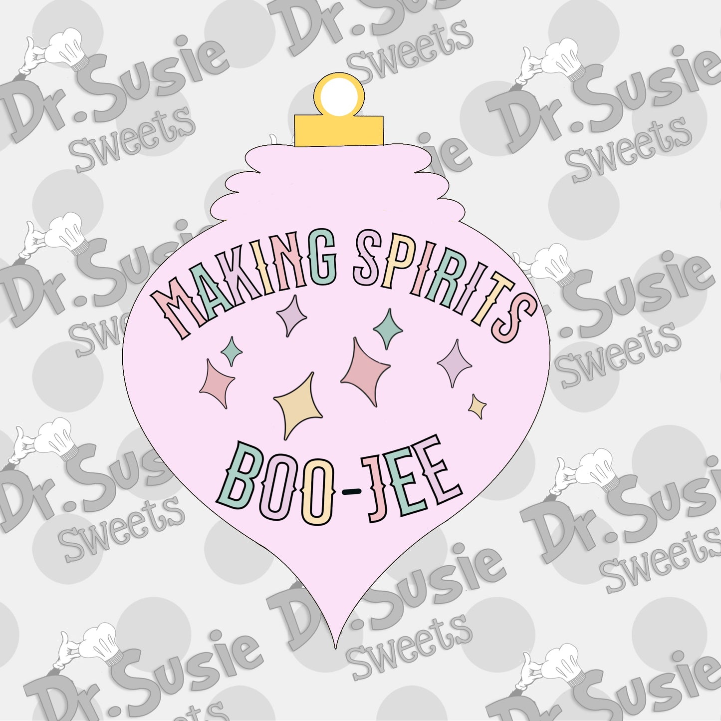 Boojee Christmas Ornament-Edible Printer Digital Image