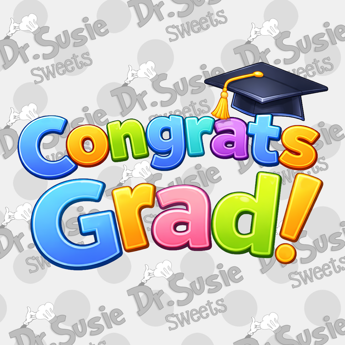 Congrats Grad-Edible Printer Digital Image
