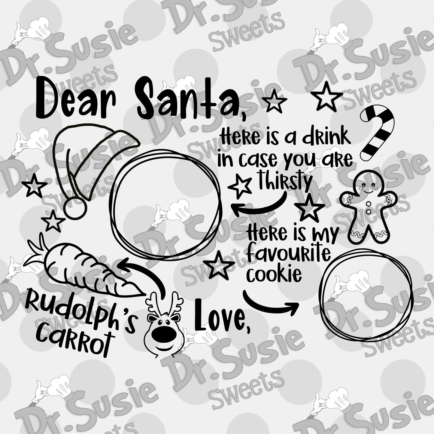 Cookies For Santa-Edible Printer Digital Image