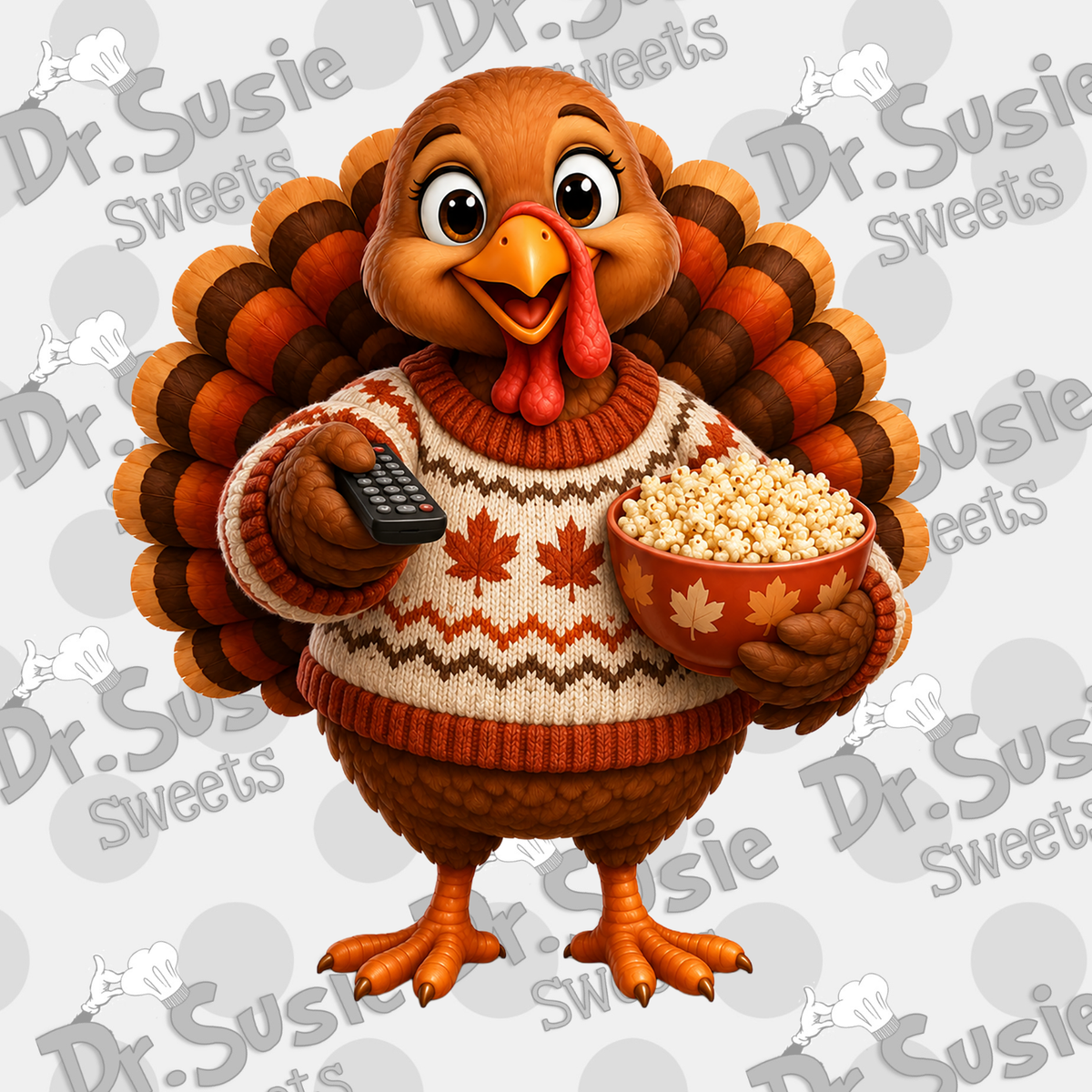 Couch Surfer Turkey-Edible Printer Digital Image