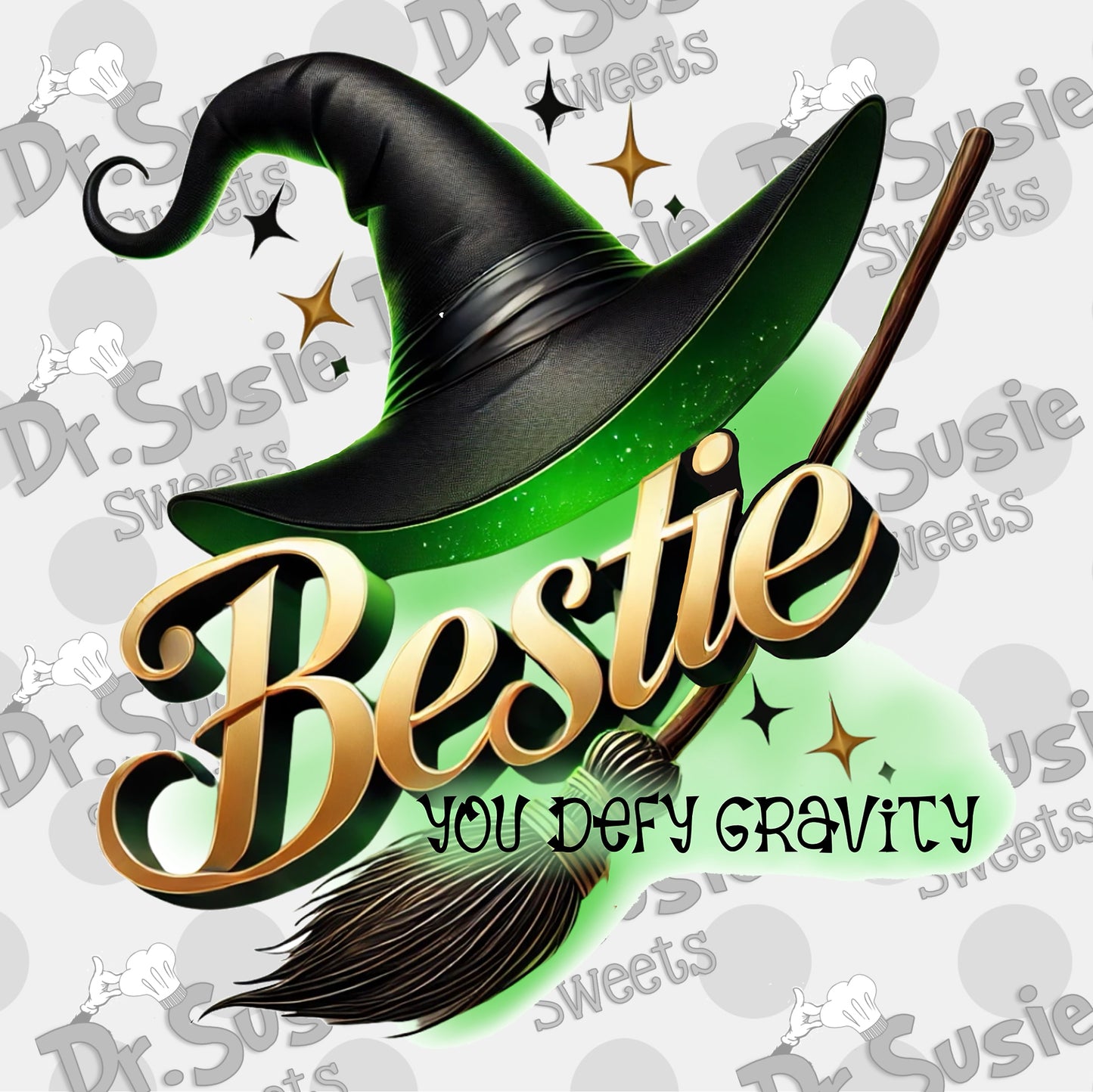 Bestie You Defy Gravity-Edible Printer Digital Image