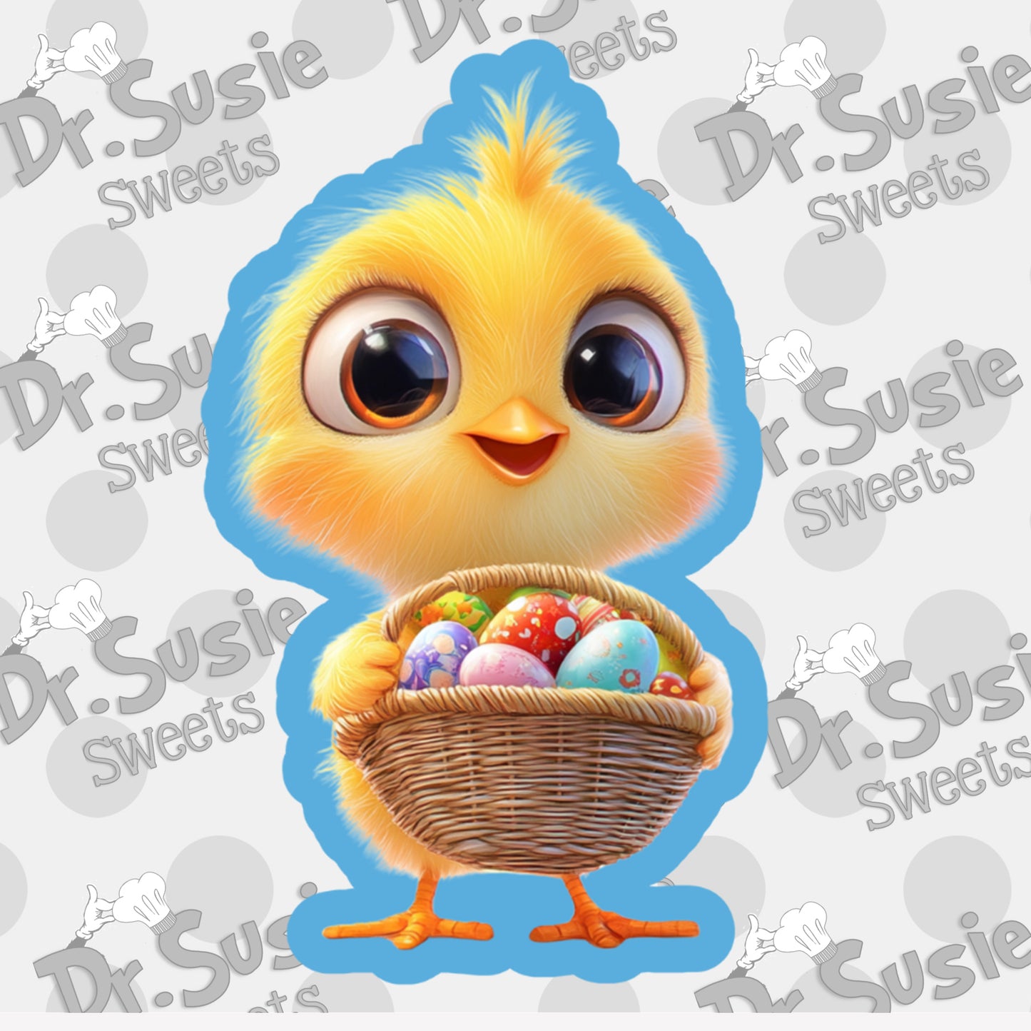 Easter Chick with Basket STL