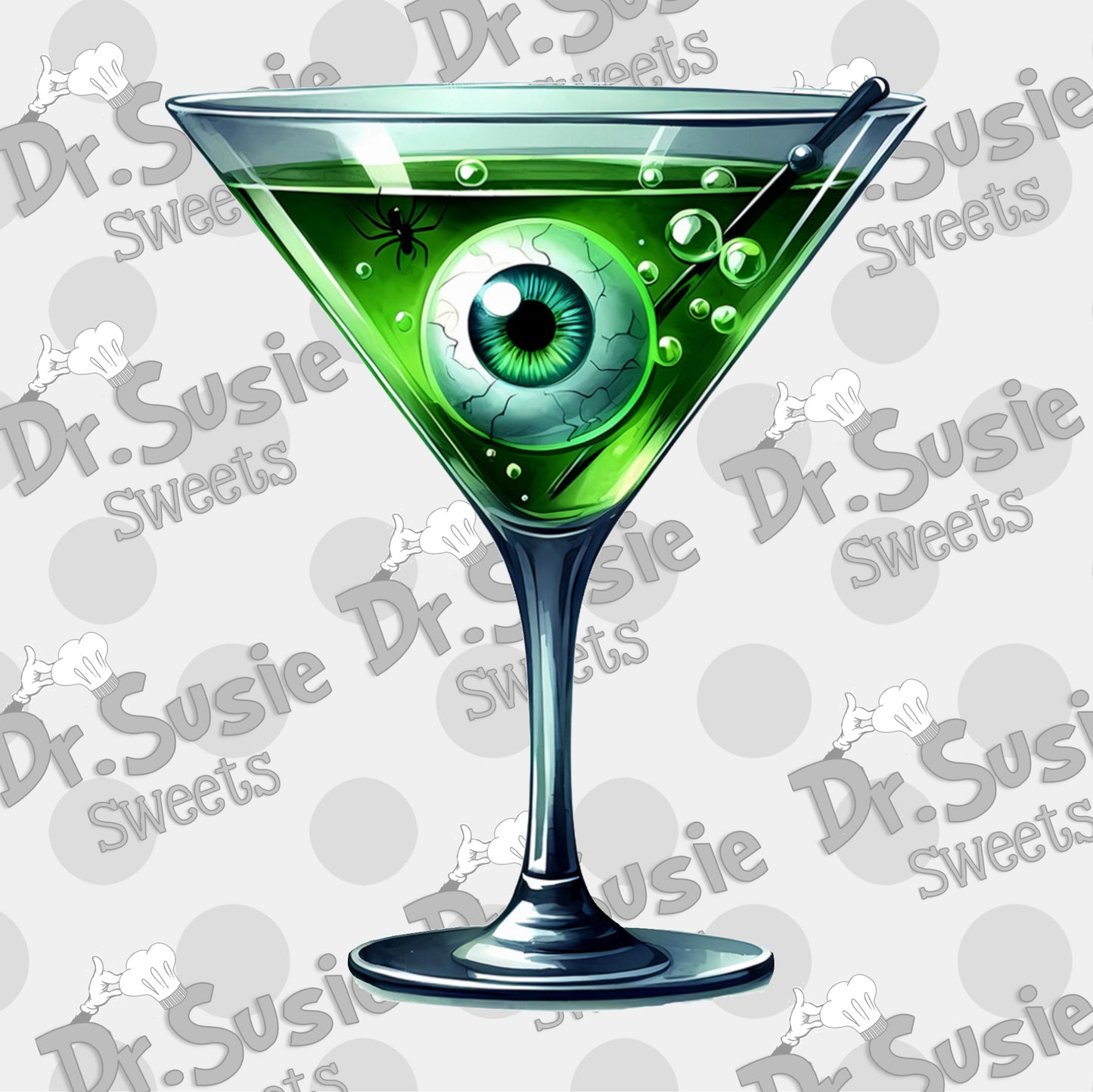 Eyeball Martini-Edible Printer Digital Image