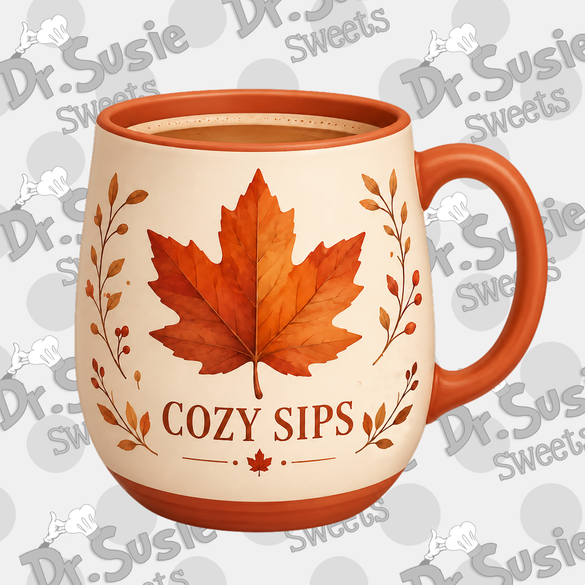 Fall Bookshop-Mug-Edible Printer Digital Image
