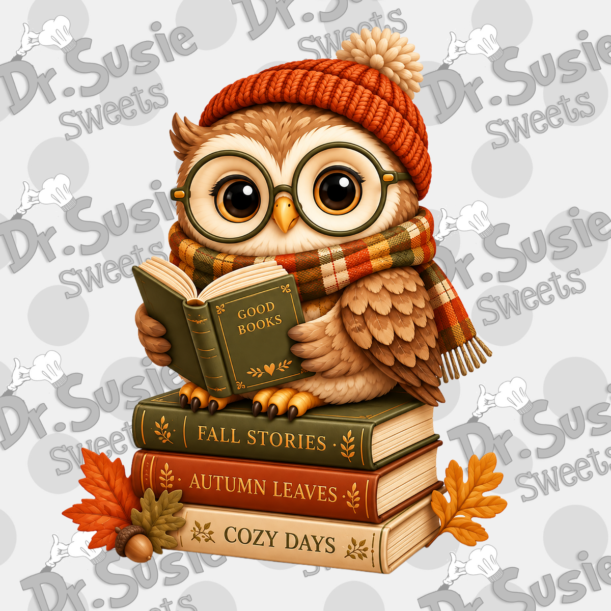 Fall Bookshop-Owl STL