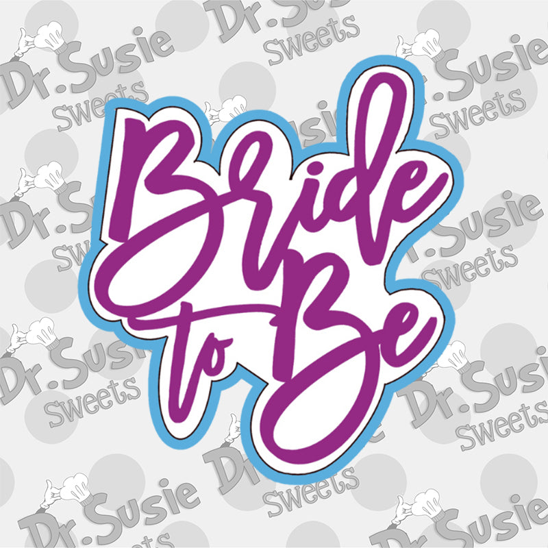Folksy Bride to be Plaque-STL
