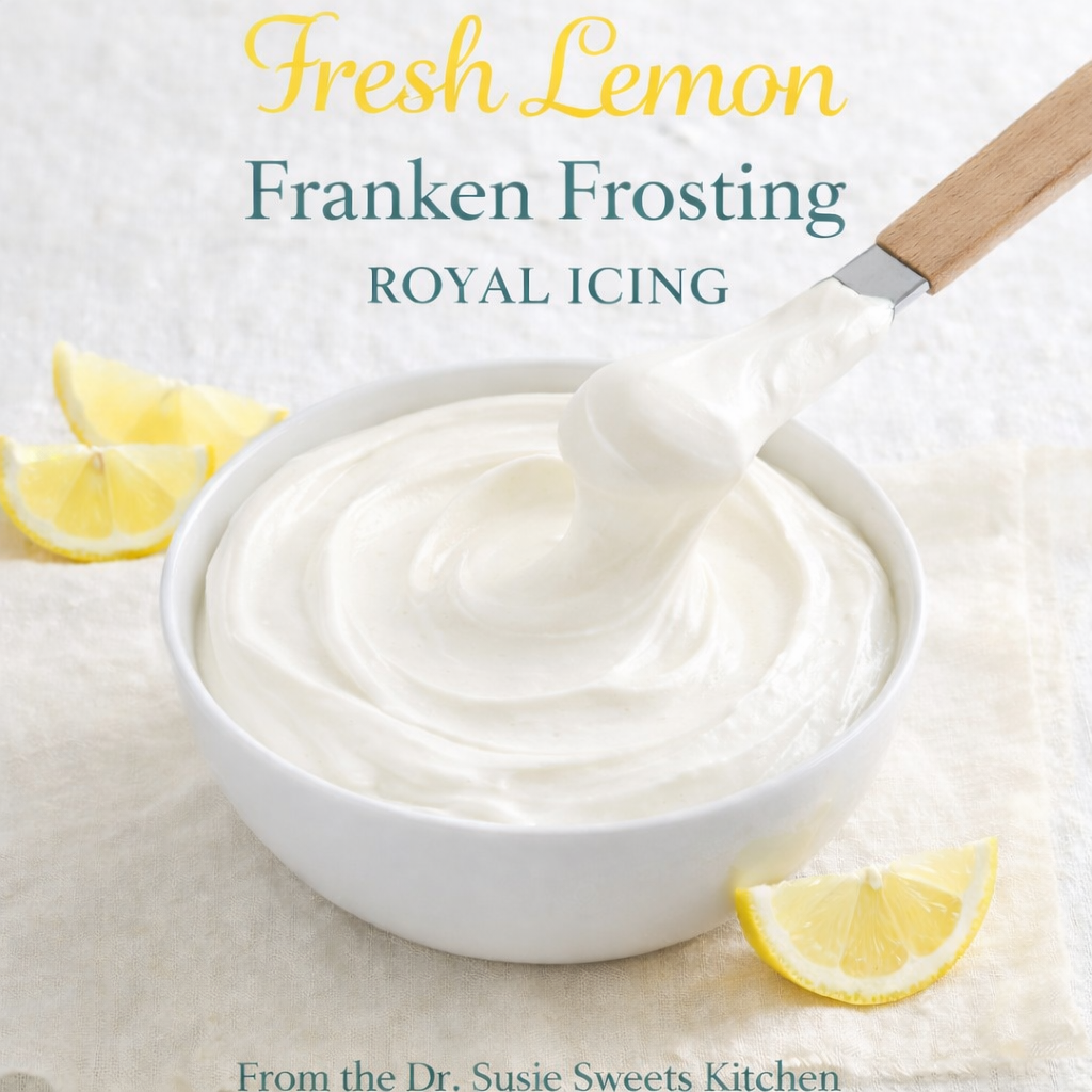 Dr. Susie Sweets Fresh Lemon Franken Frosting Royal Icing