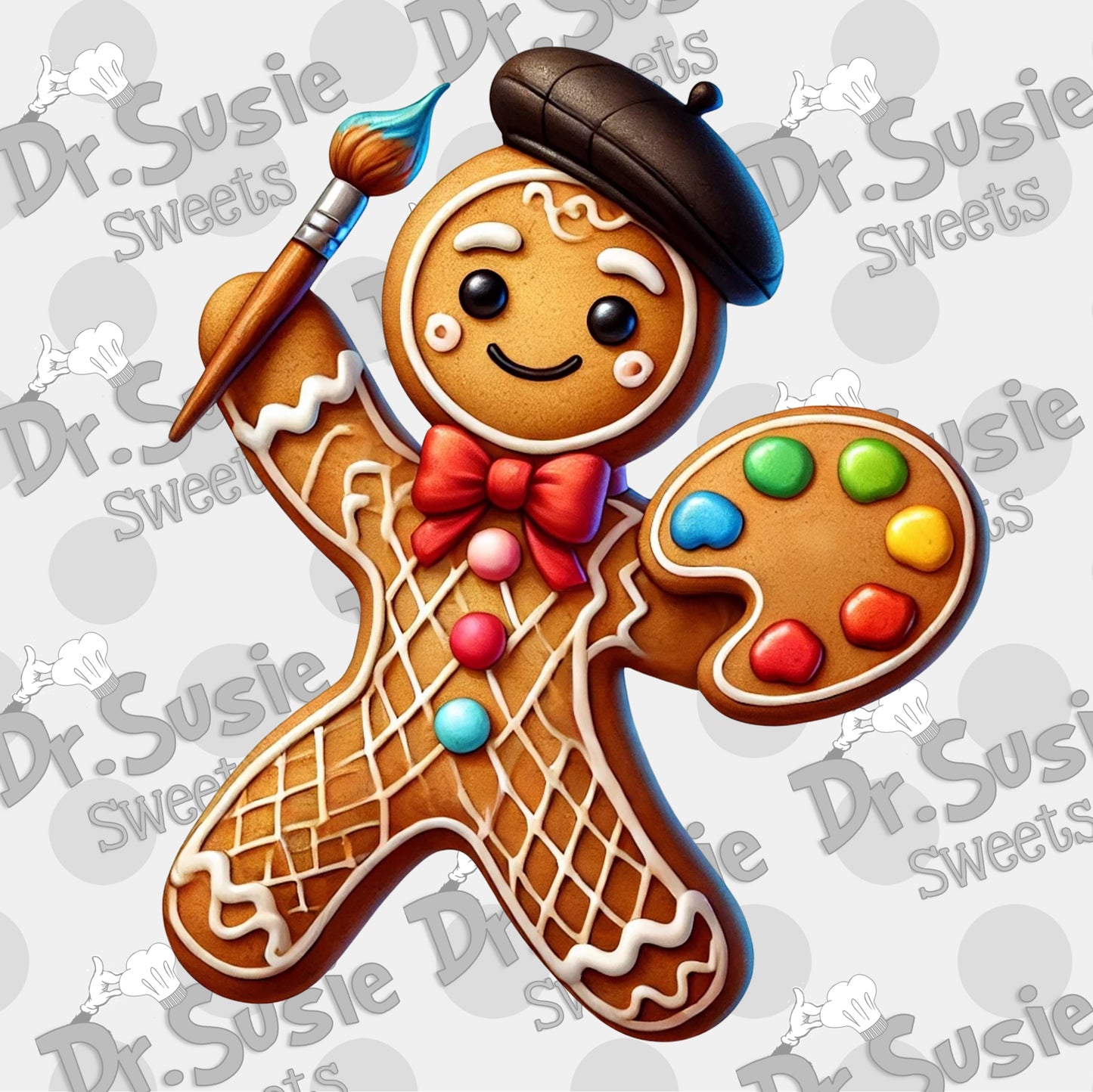 Gingerbread Artist-Edible Printer Digital Image