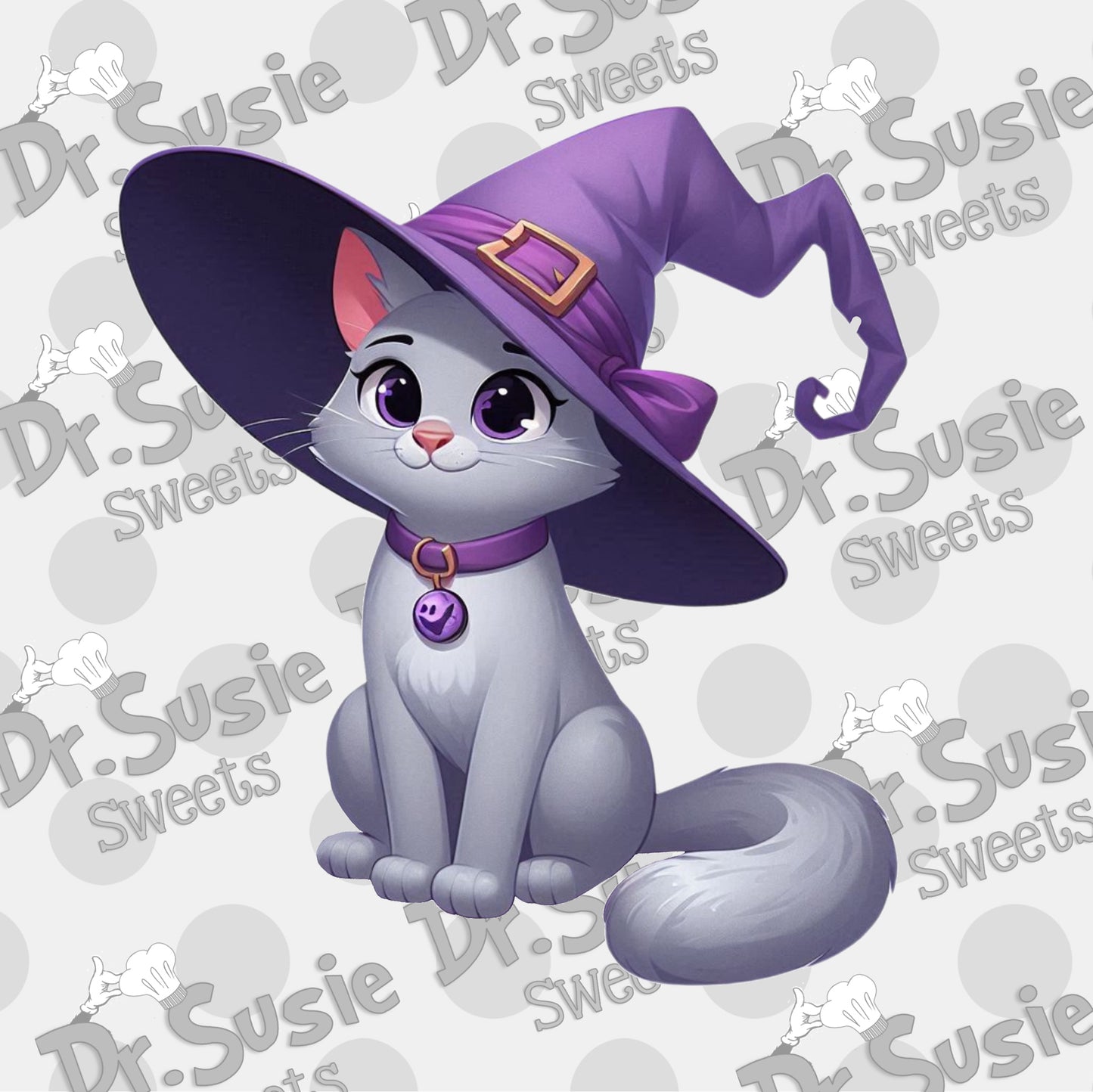 Grey Cat-Edible Printer Digital Image