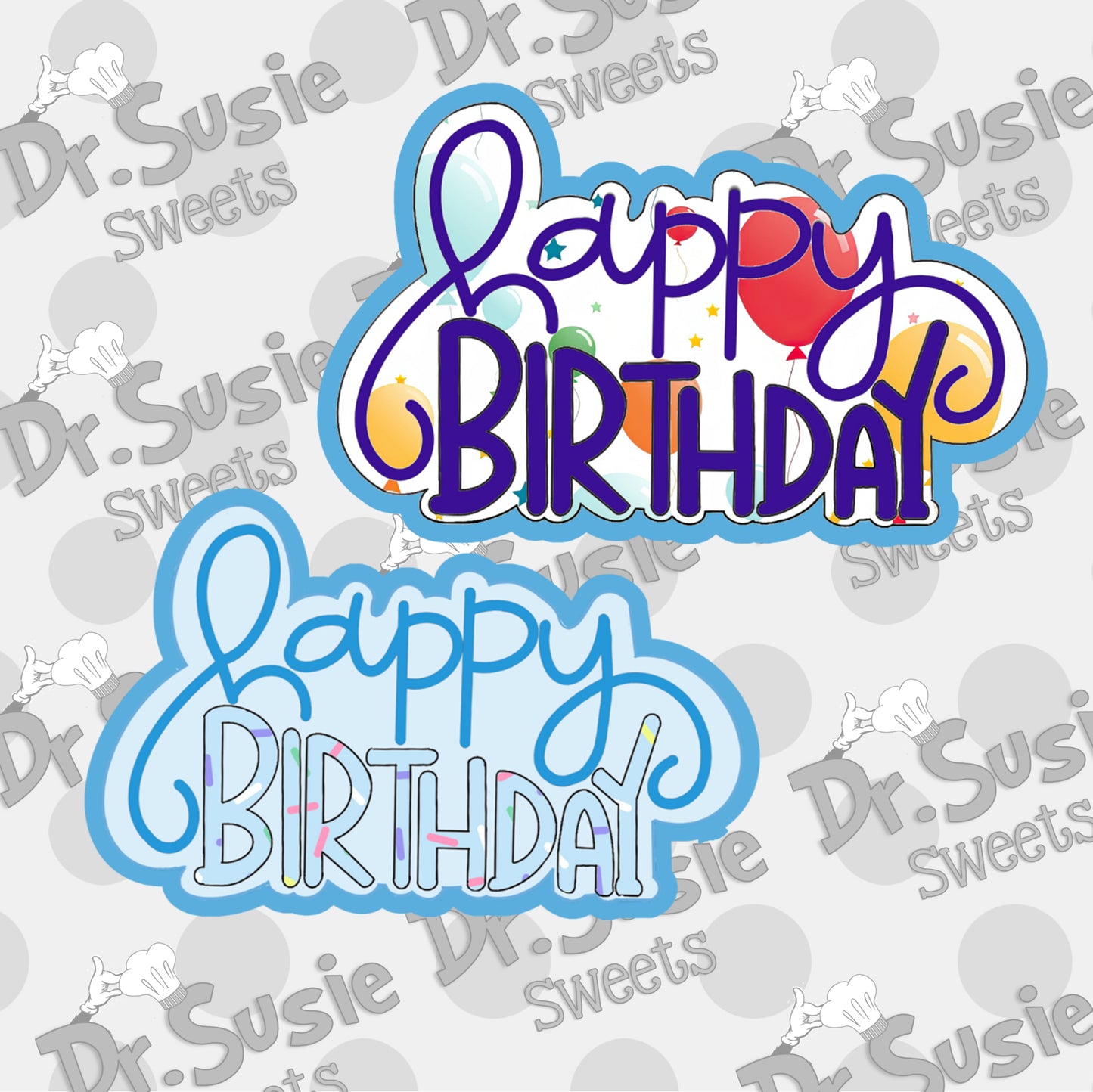 Happy Birthday Plaque-STL