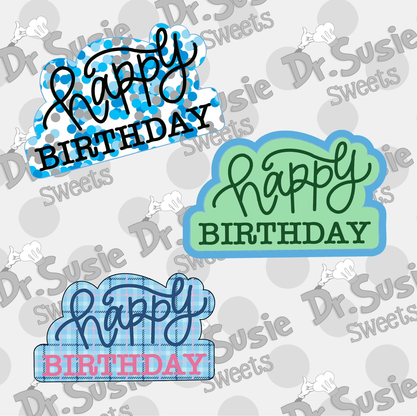 Happy Birthday Plaque 2-STL