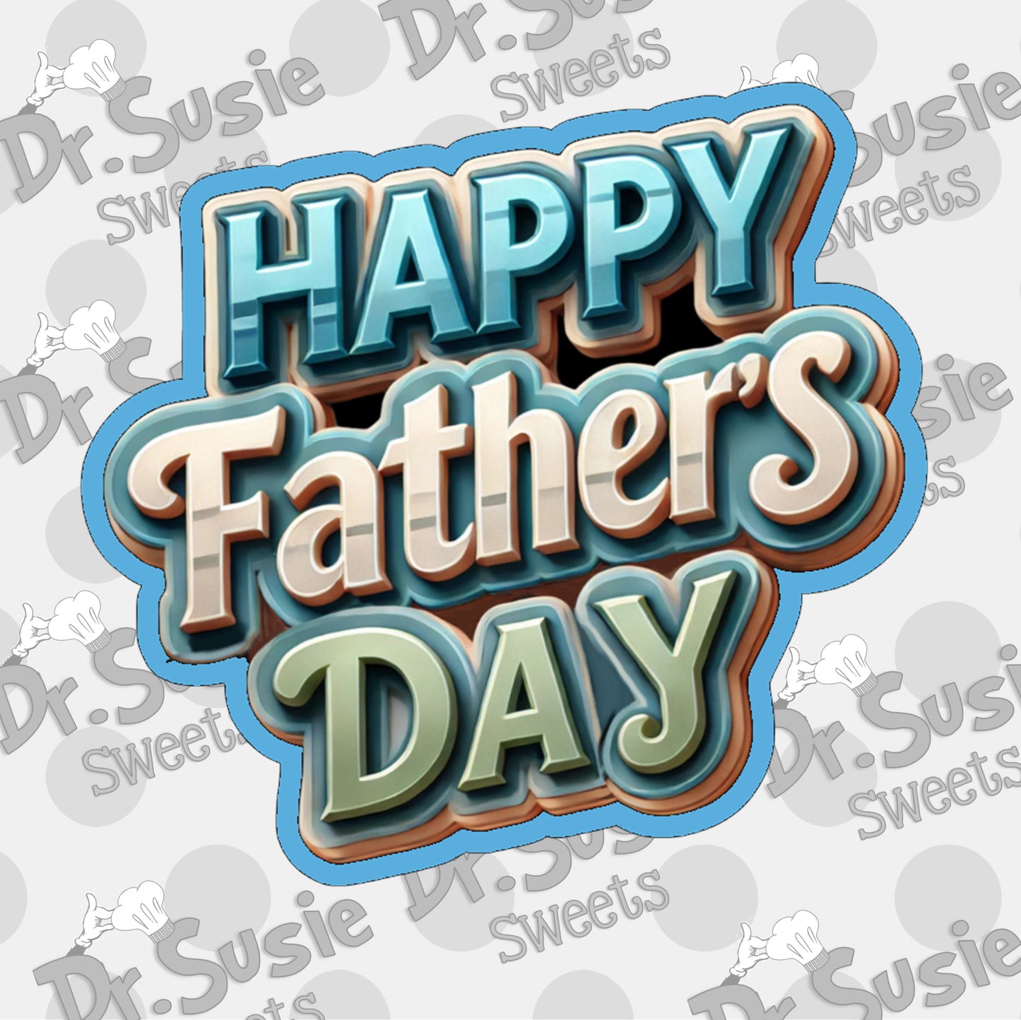 Happy Father's Day Plaque-STL