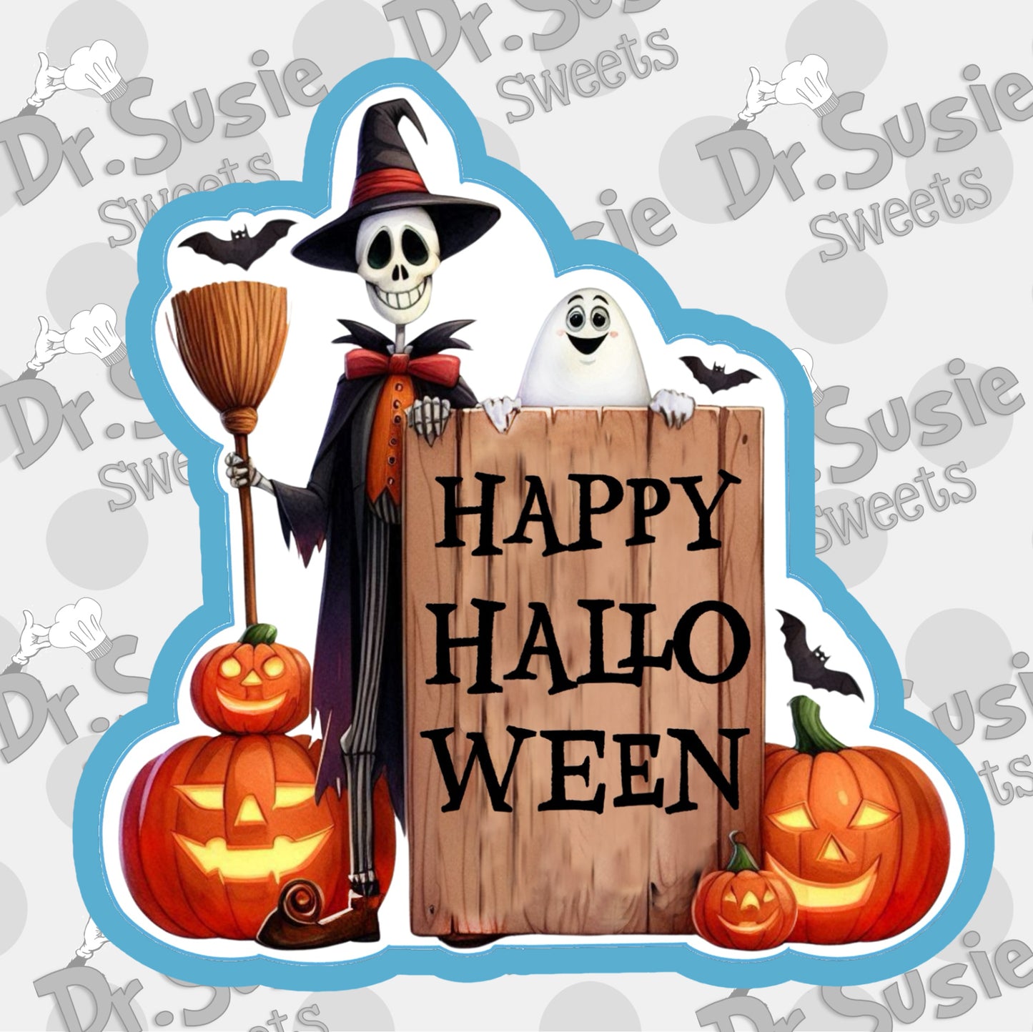 Happy Halloween Plaque-STL Files