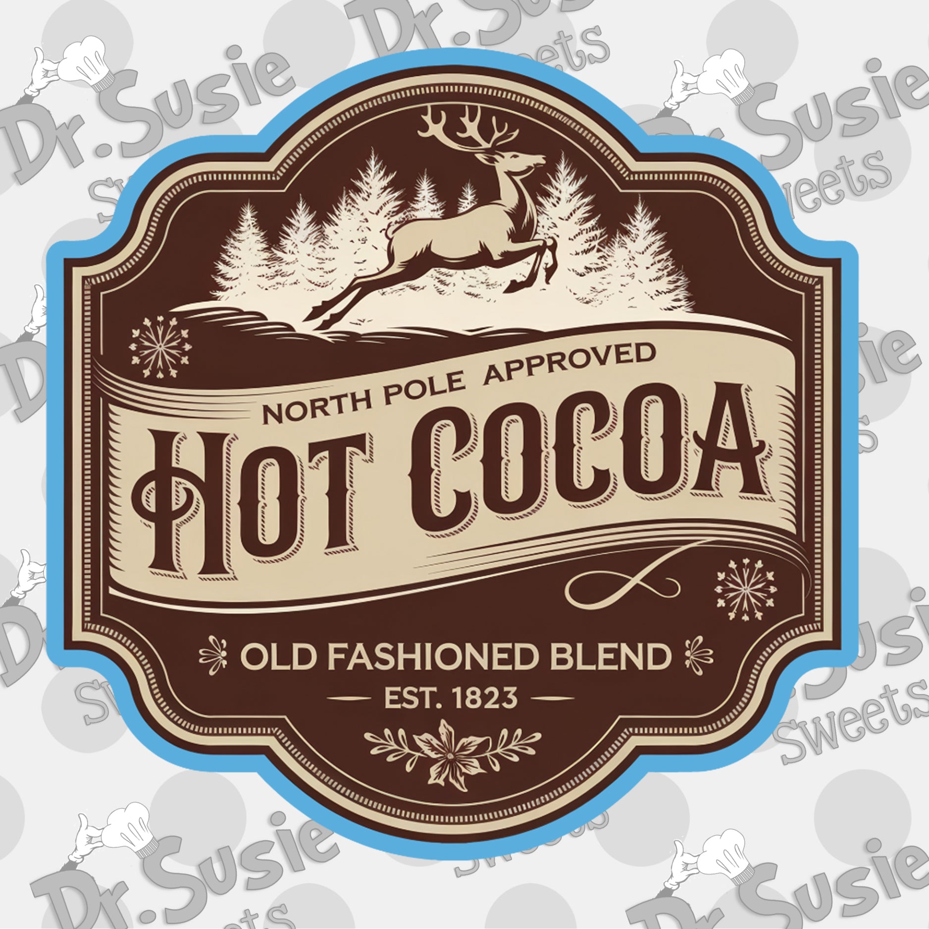 Hot Cocoa Label-STL Files – My Store, image size:1876x1875