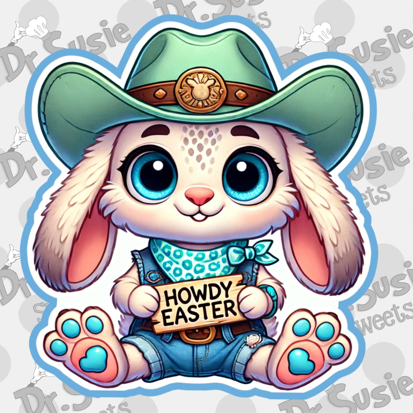 Howdy Easter-Bunny STL