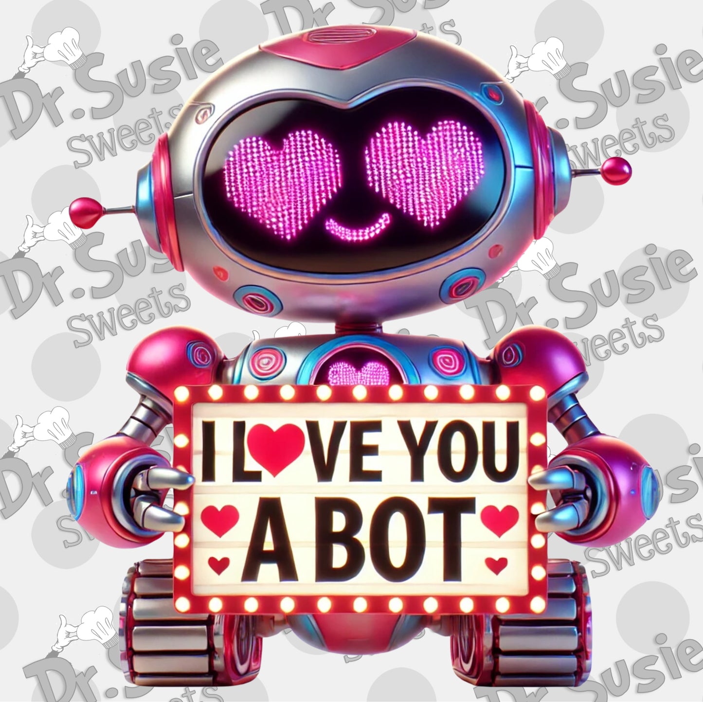I Love You A Bot-Edible Printer Digital Image