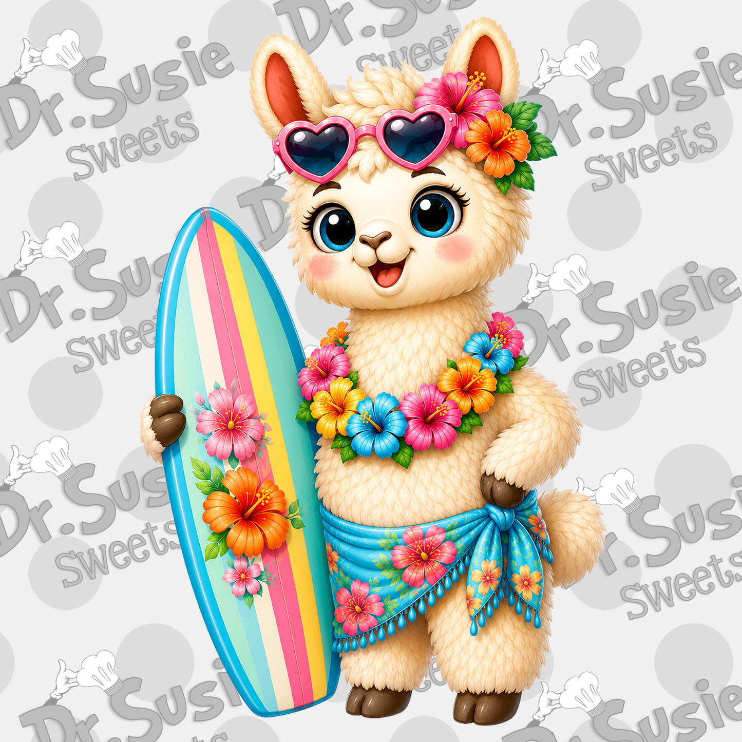 Llama Surfer-STL