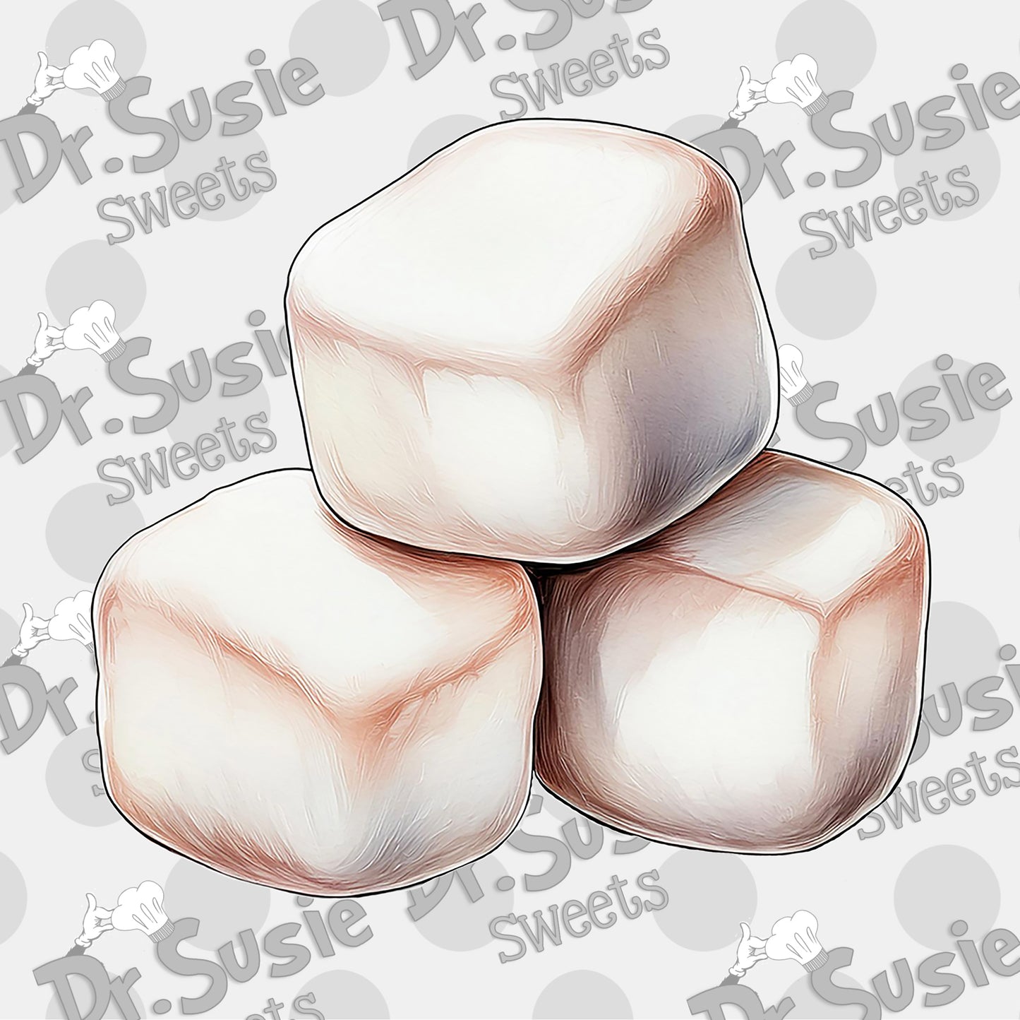 Marshmallows-Edible Printer Digital Image