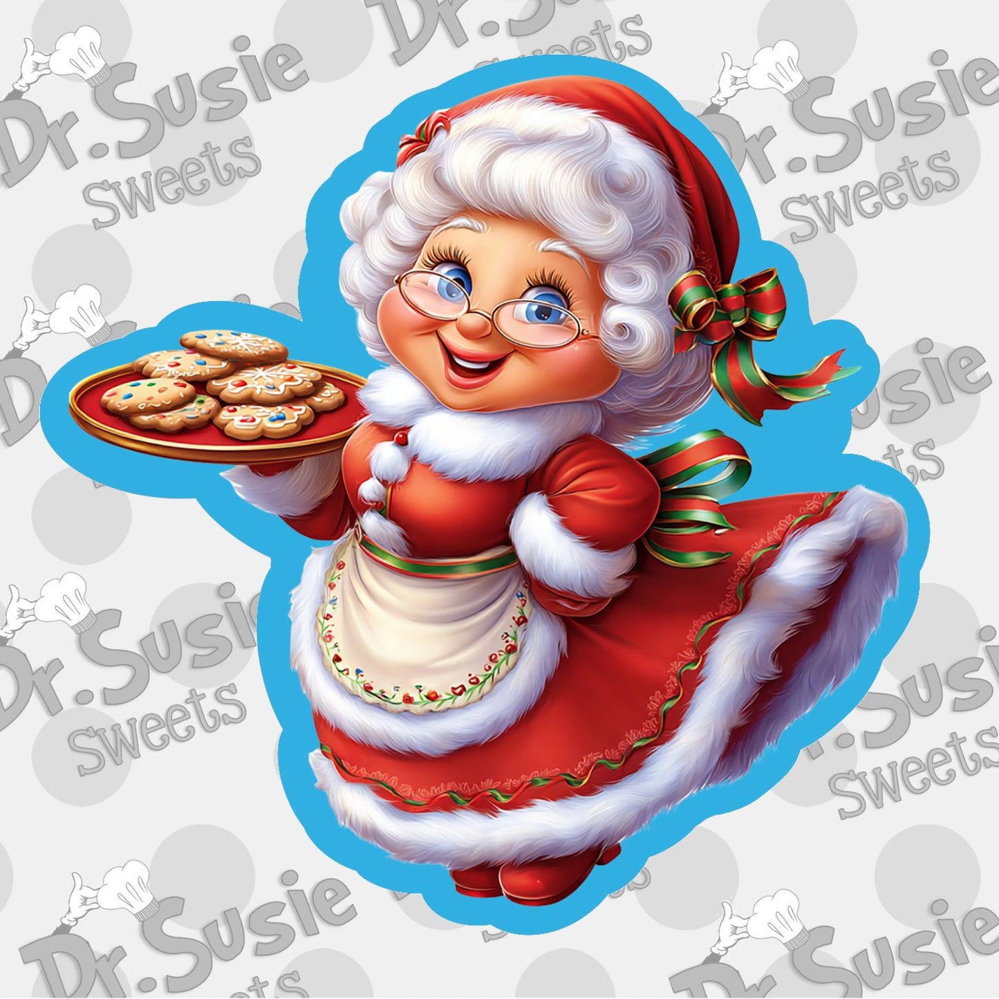 Mrs. Claus with Cookies-STL Files