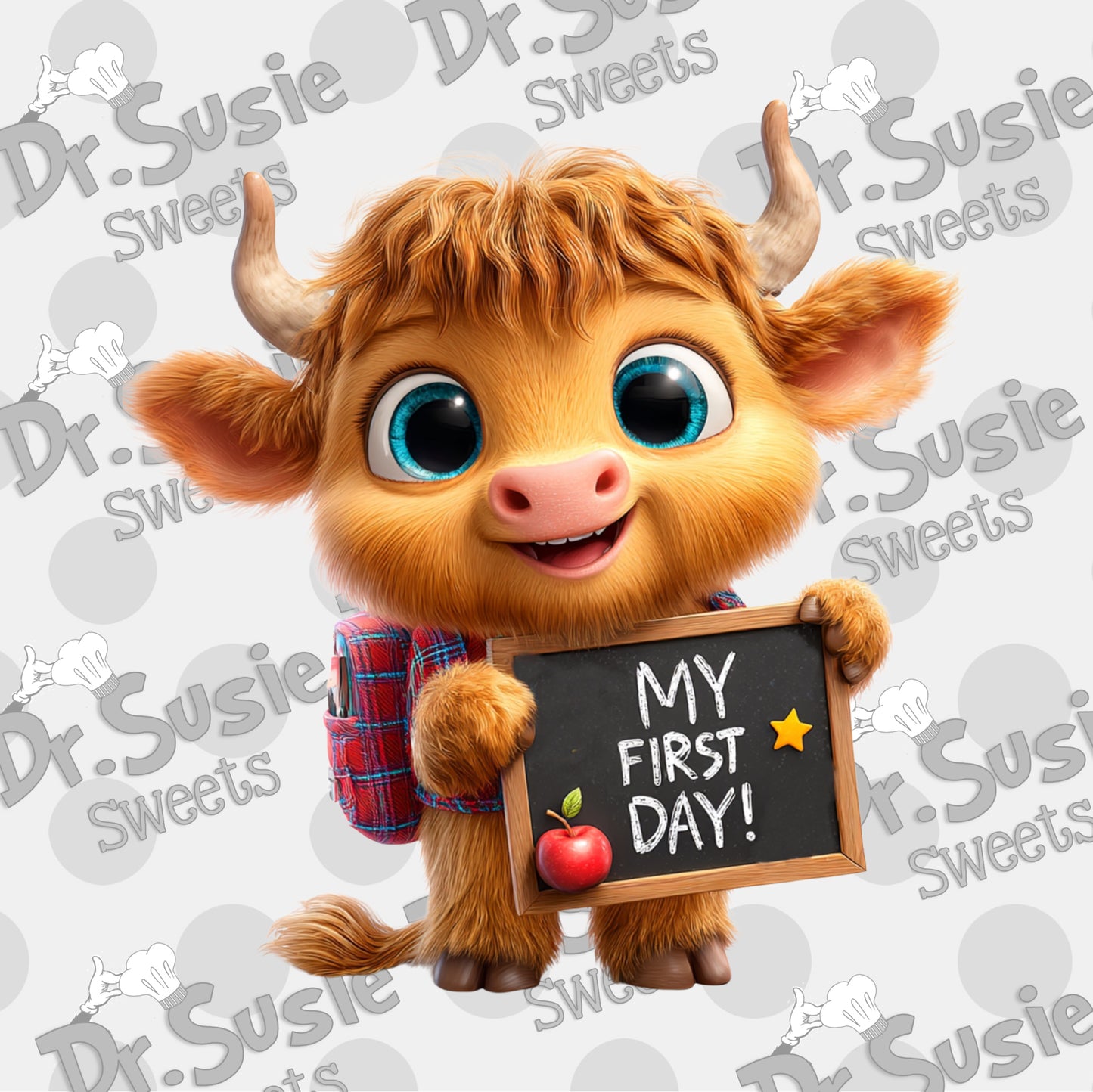 My First Day-Edible Printer Digital Image