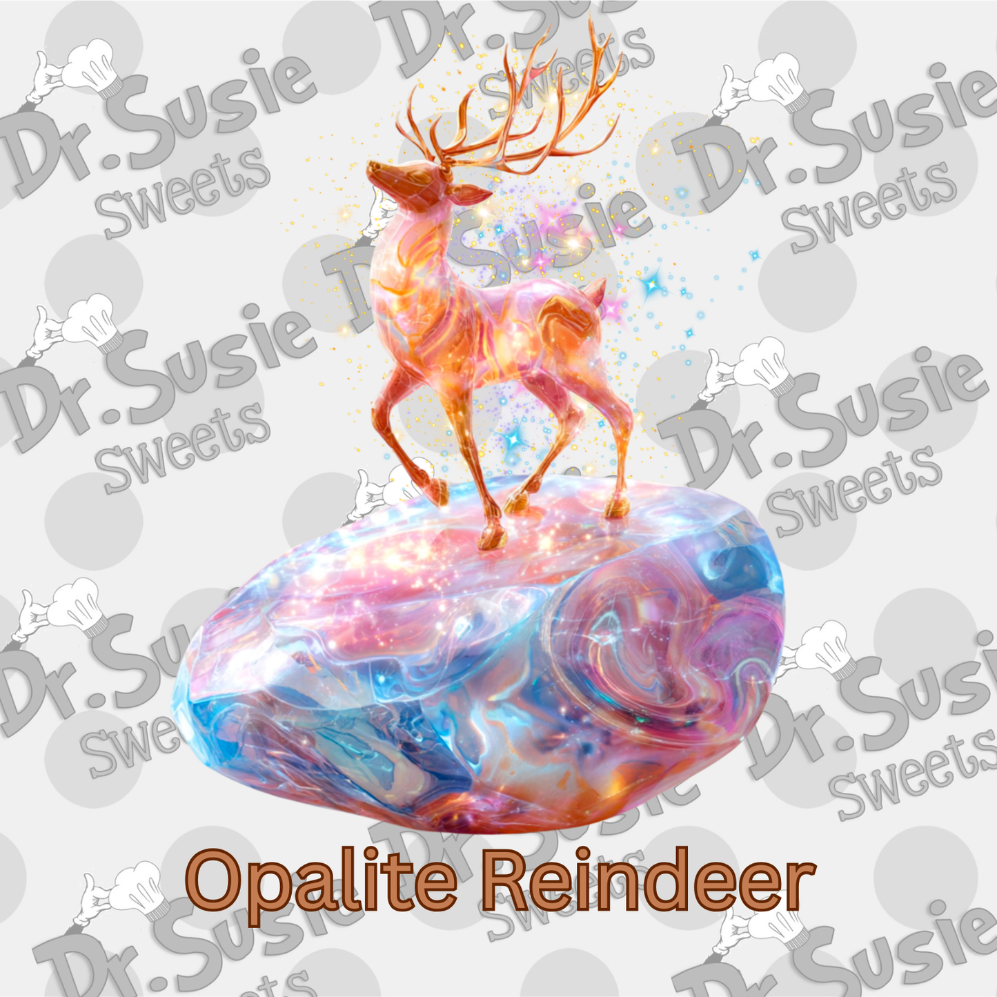 The Life of a Show Reindeer-Edible Printer Digital Image