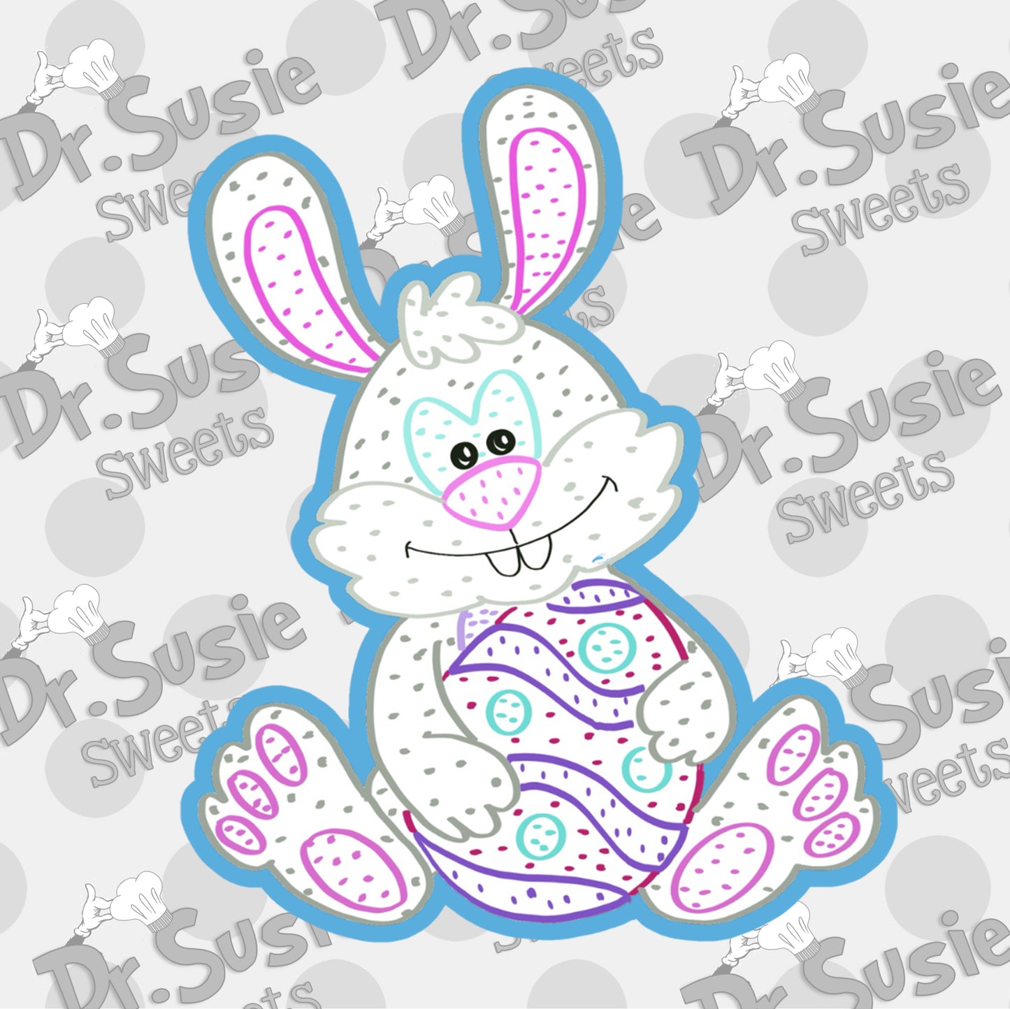 Paint By Dots Easter Bunny STL