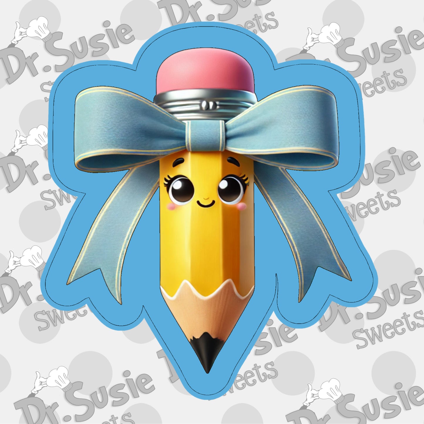 Pencil with Bow-STL