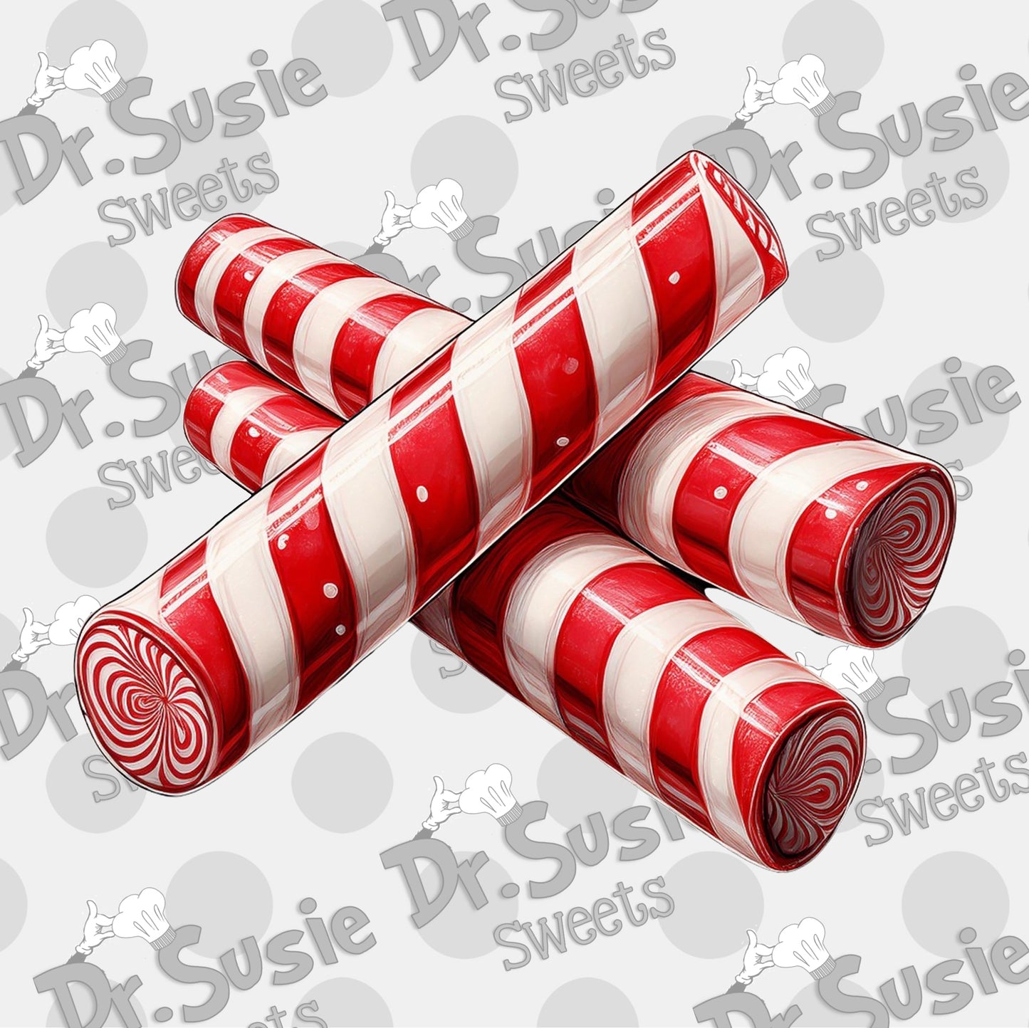 Peppermint Sticks-Edible Printer Digital Image