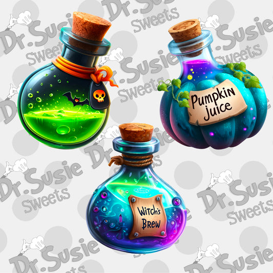 Potion Set-Edible Printer Digital Image