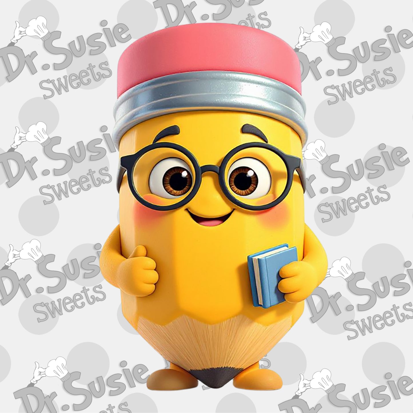 Preppy Pencil-Edible Printer Digital Image
