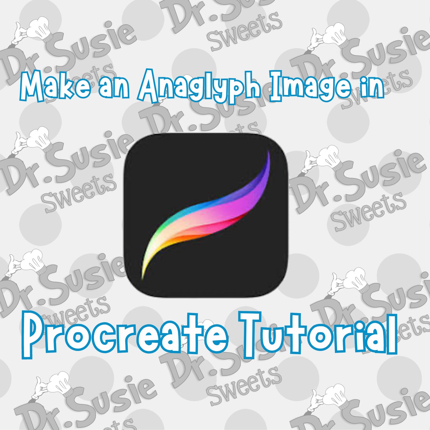 How to Make an Anaglyph Image Using Procreate-Tutorial