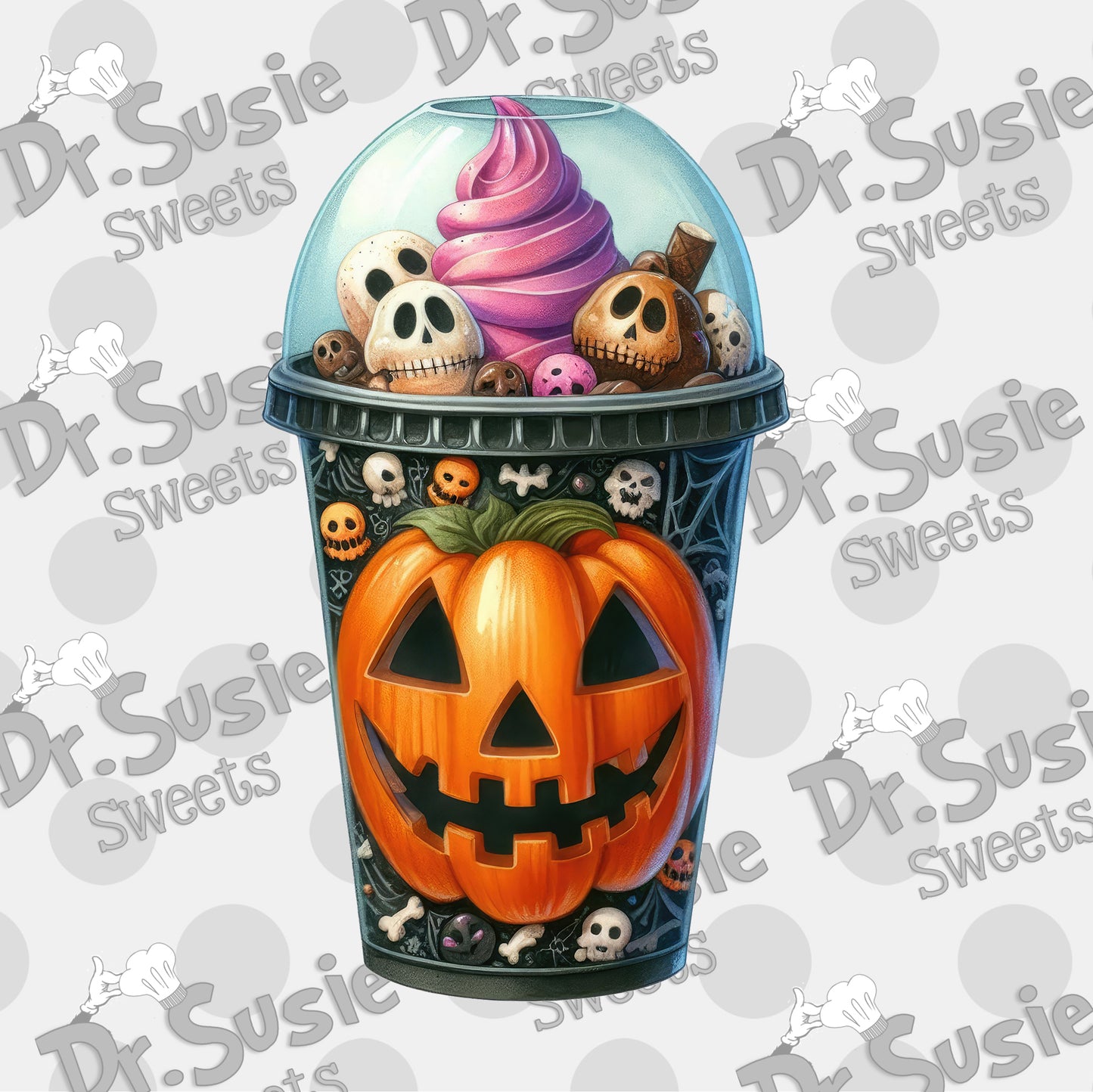 Pumpkin Frappe-Edible Printer Digital Image