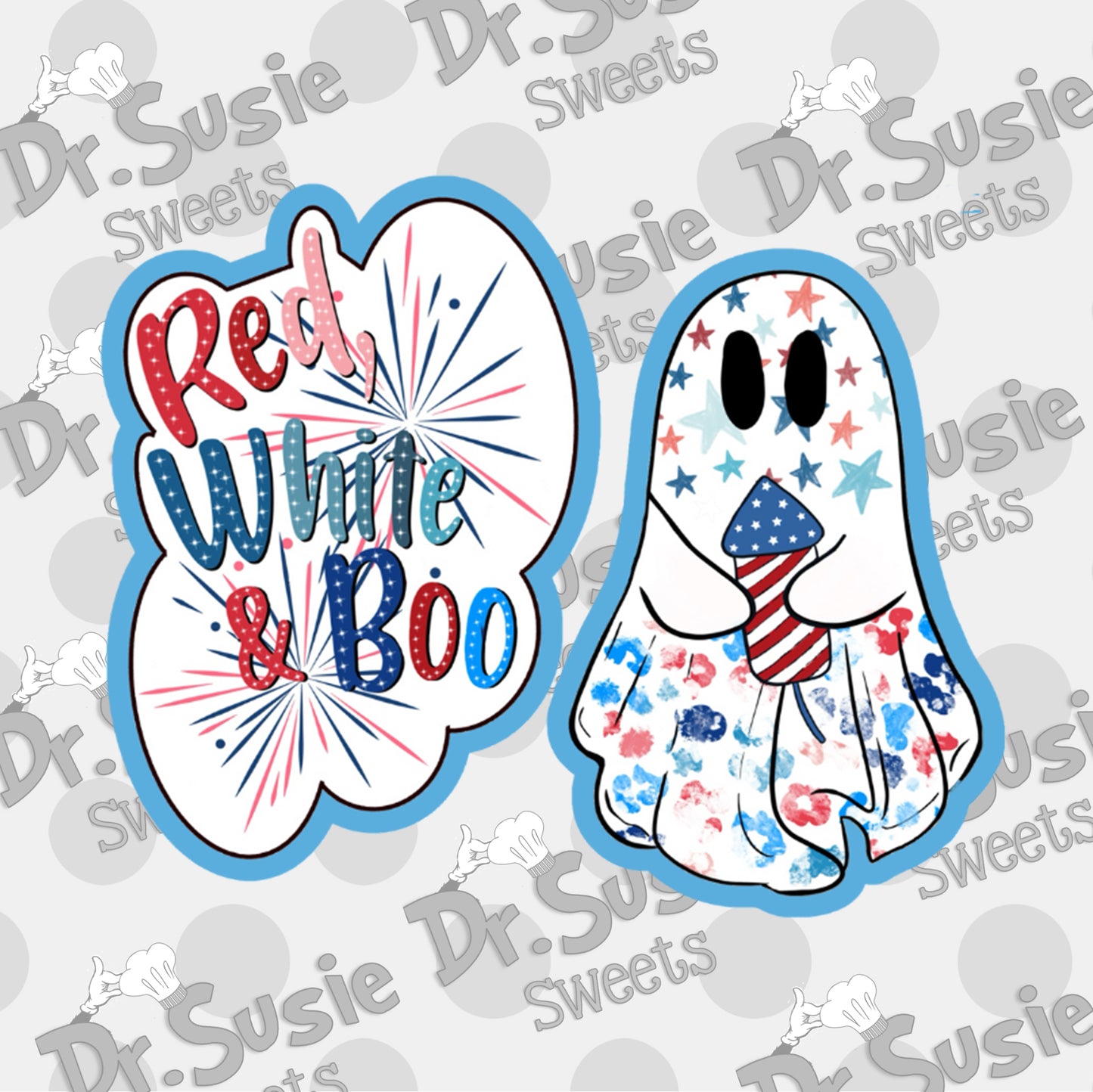 Red White and Boo Set-STL Files
