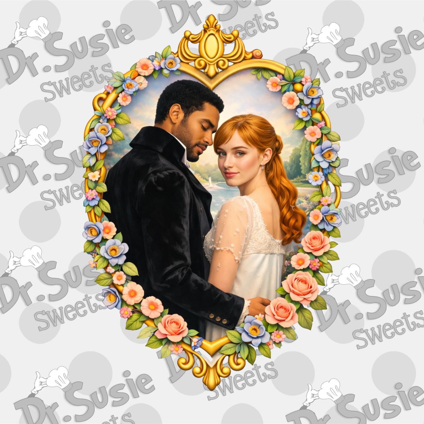 Simon and Daphne-Edible Printer Digital Image