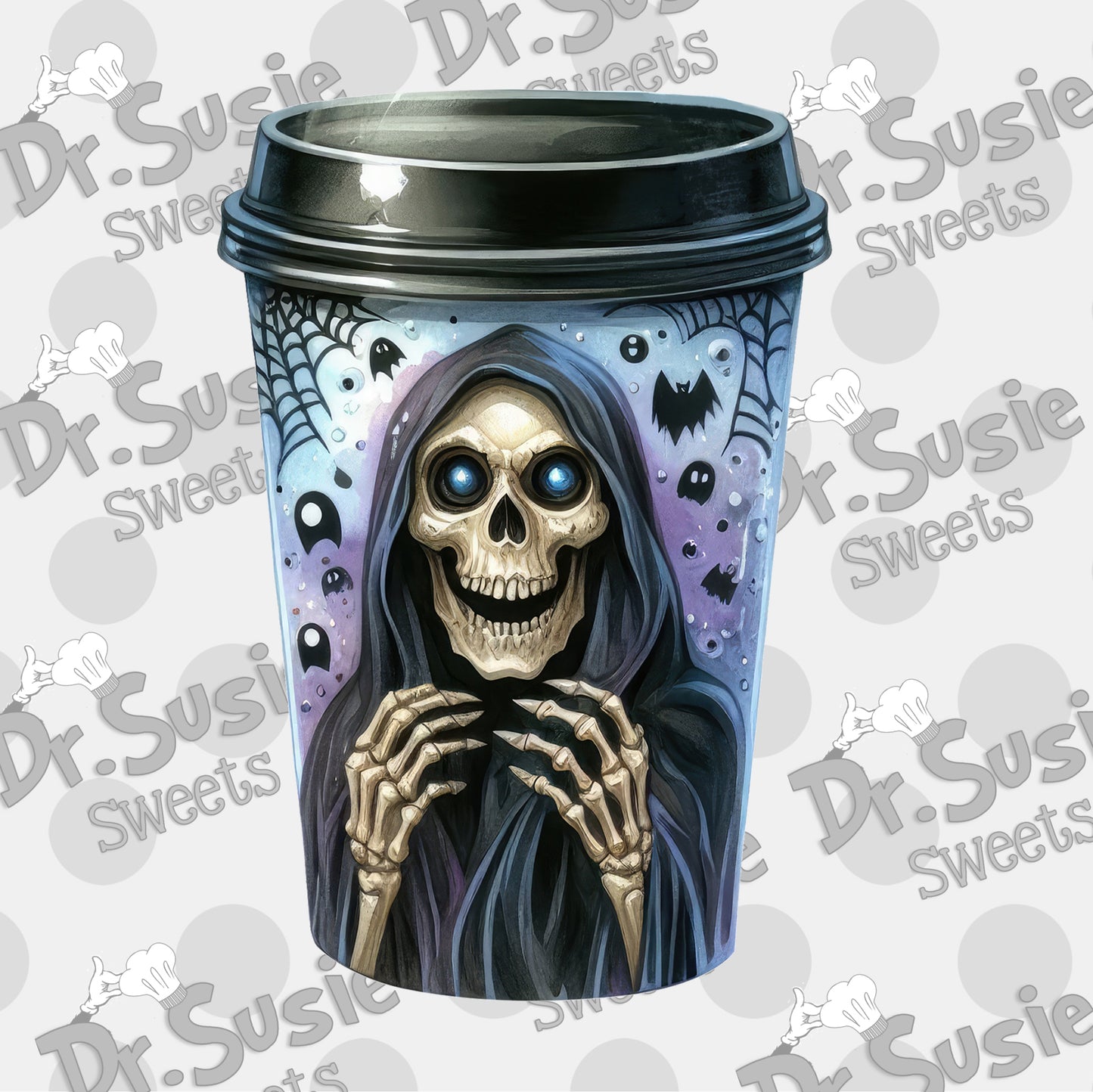 Skull Coffee-Edible Printer Digital Image
