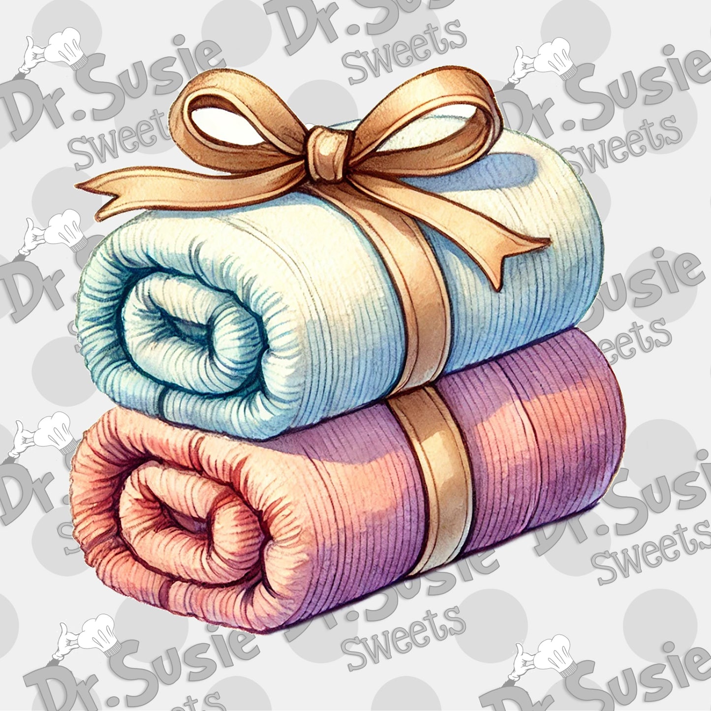 Spa Towels-Edible Printer Digital Image