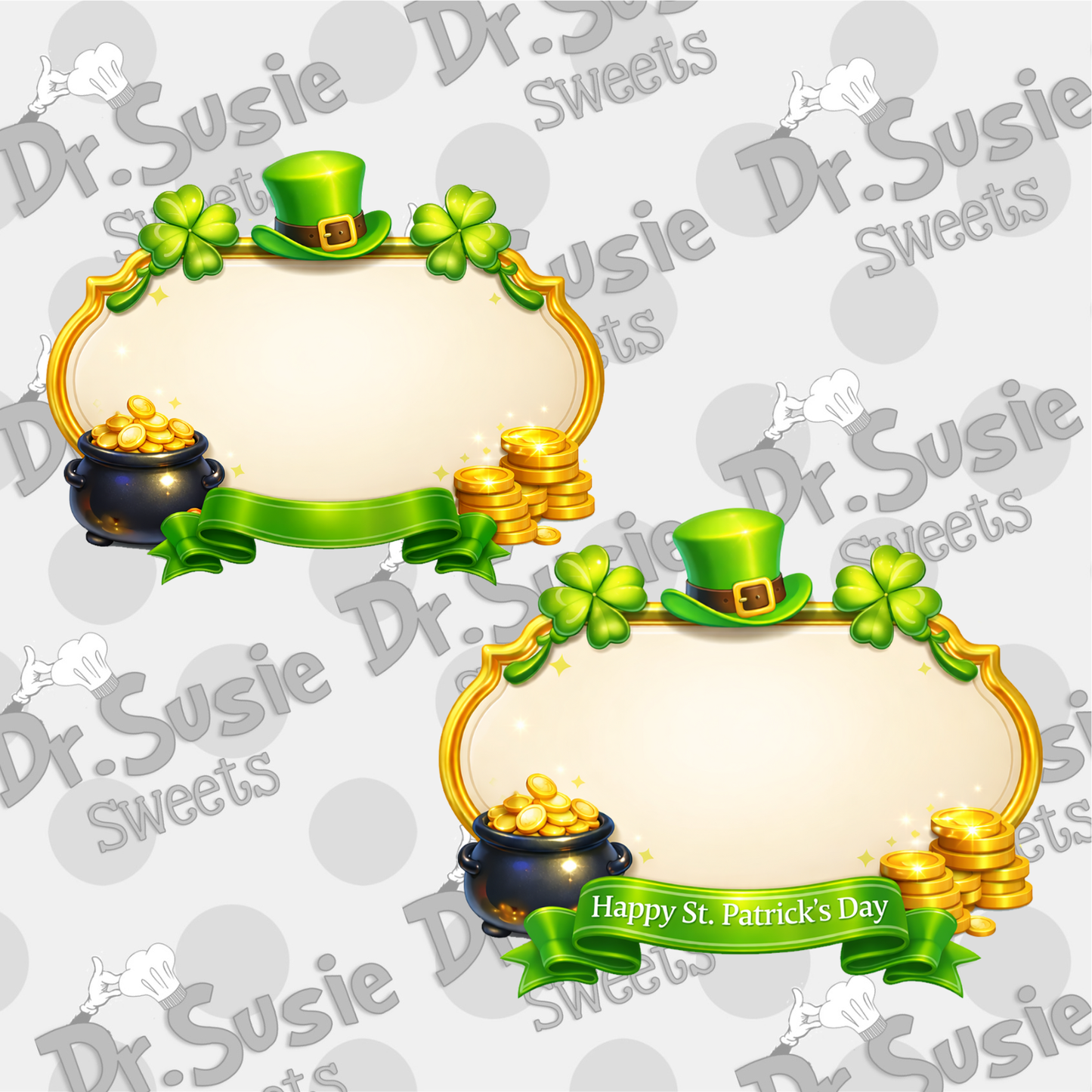 St Patrick Plaque-Edible Printer Digital Image