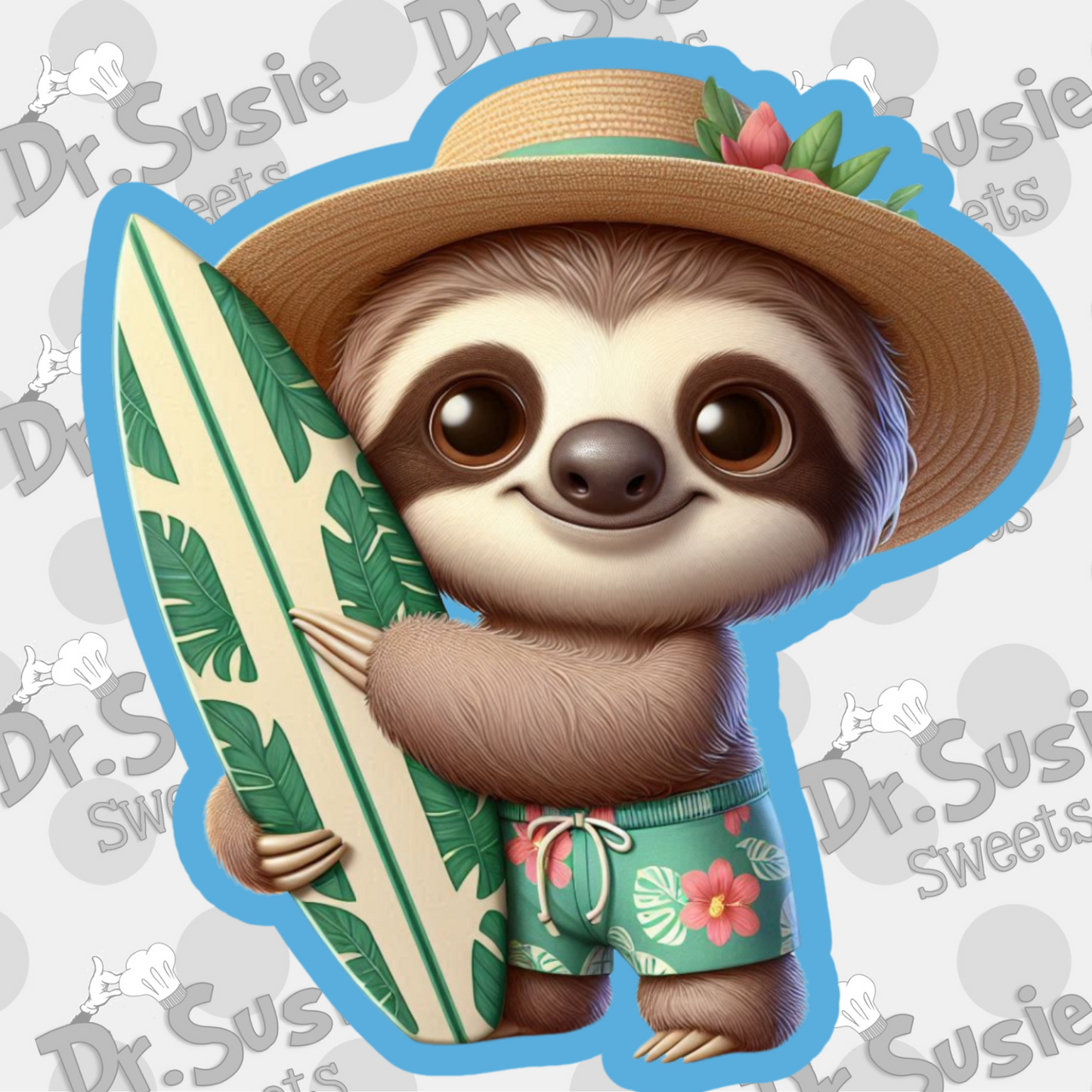 Surf Sloth-STL