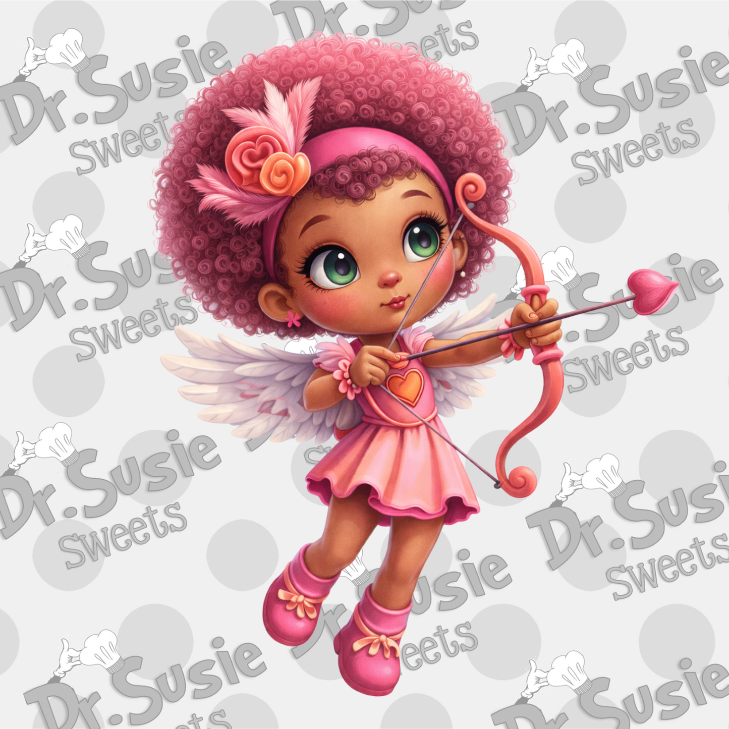 Valentine Cupid 2-Edible Printer Digital Image