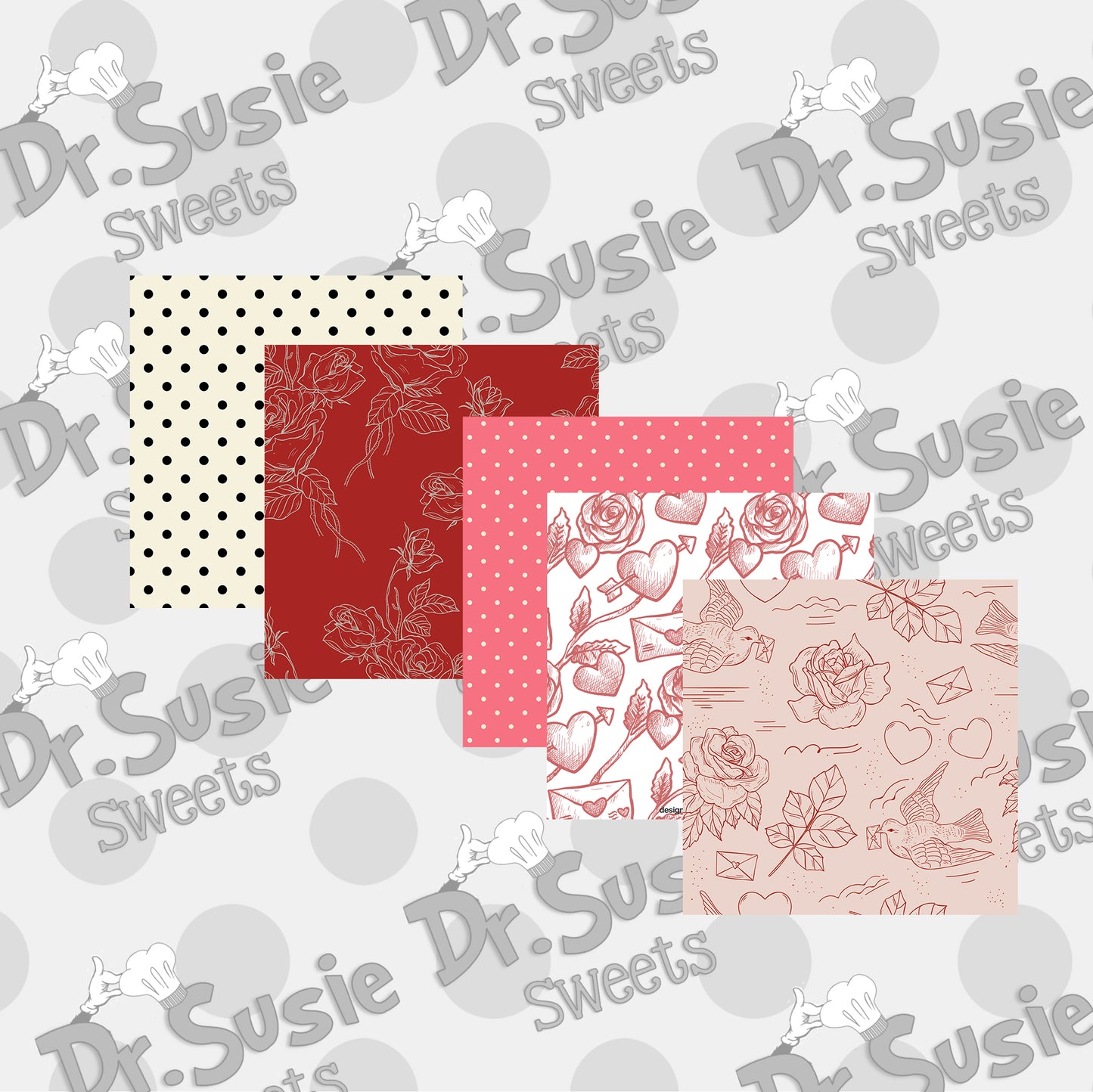 Valentine Paper Pack-Edible Printer Digital Image