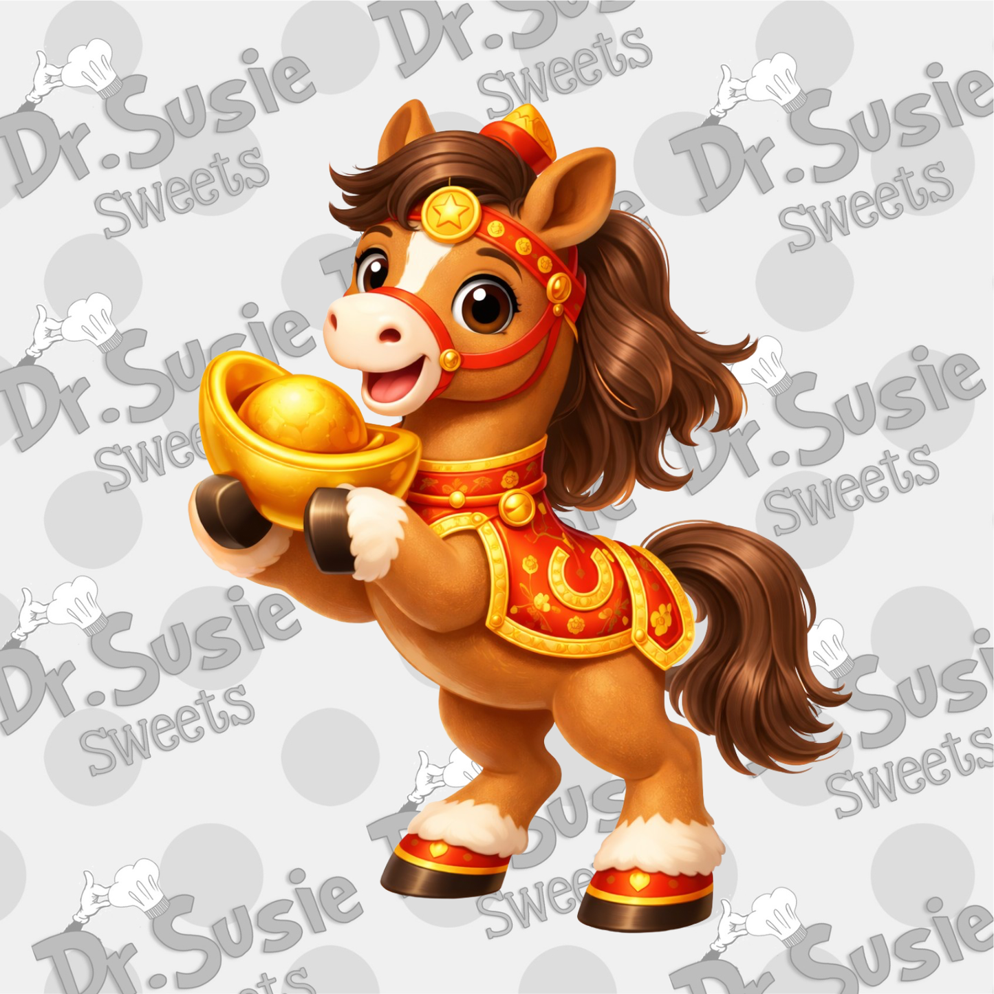 Year of the Horse-Edible Printer Digital Image