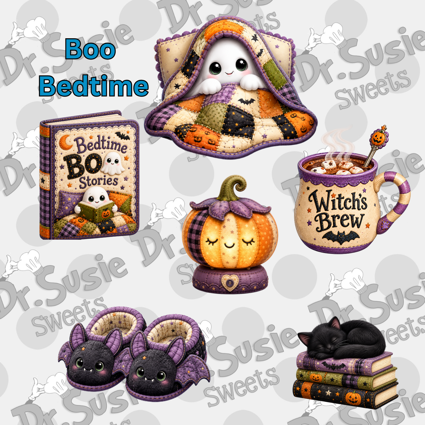 Boo Bedtime Set-Edible Printer Digital Image