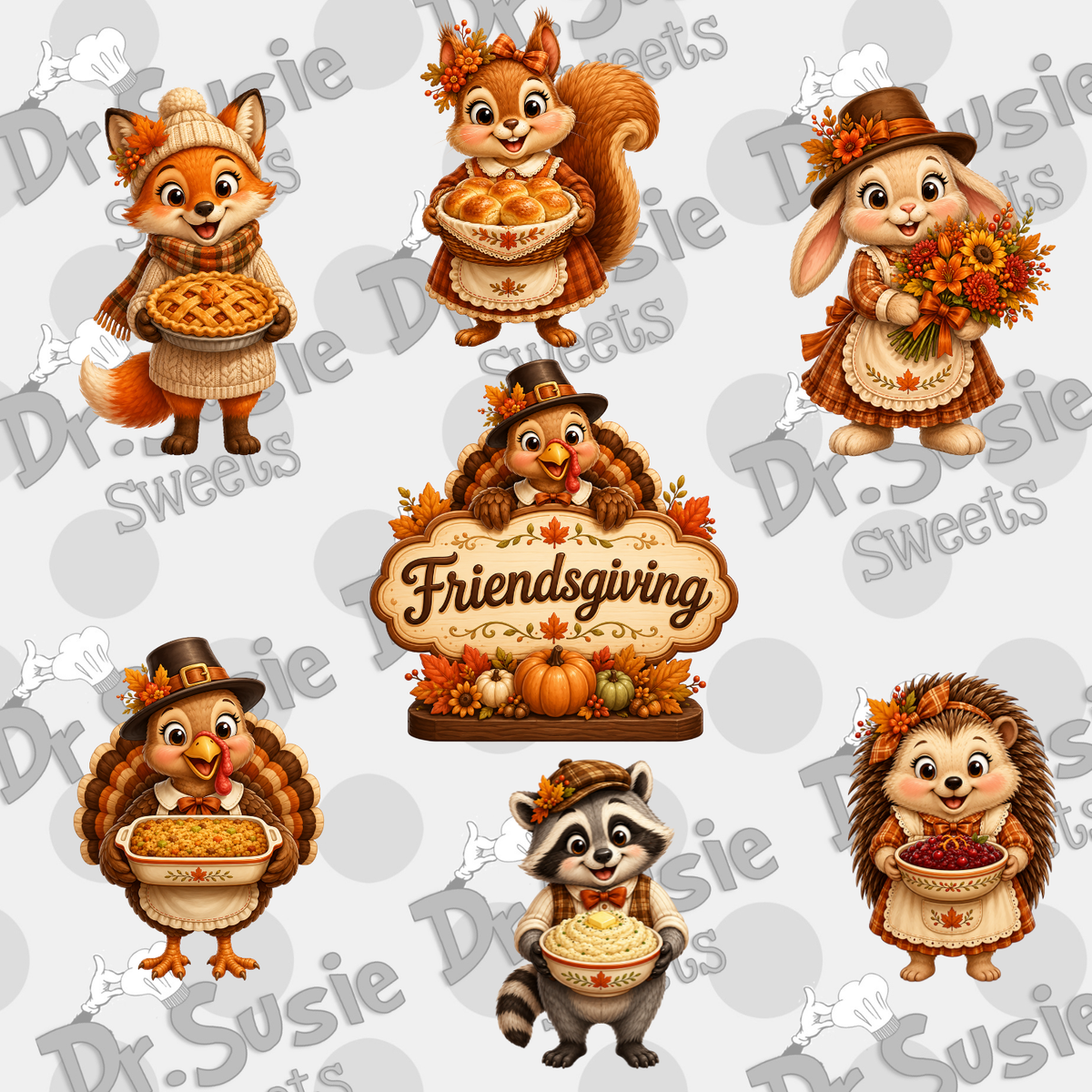 Friendsgiving-Edible Printer Digital Image