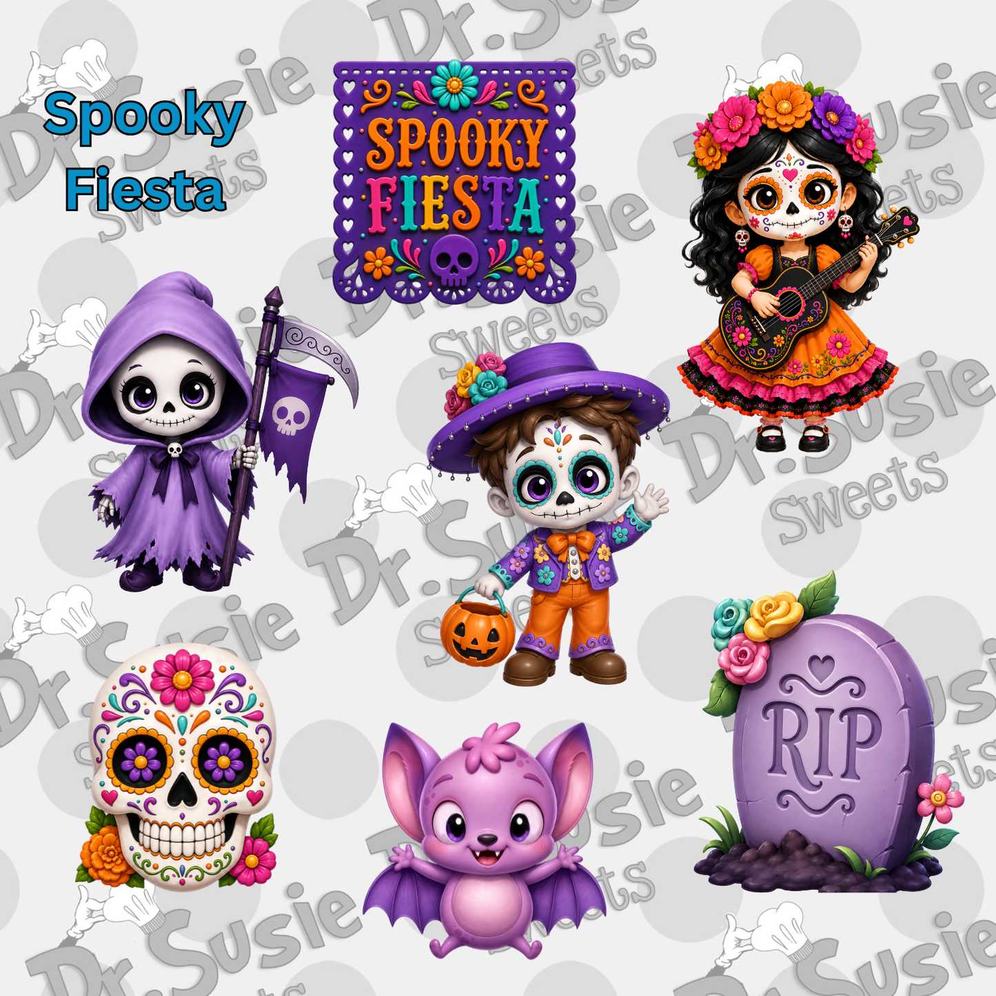 Spooky Fiesta Set-STL