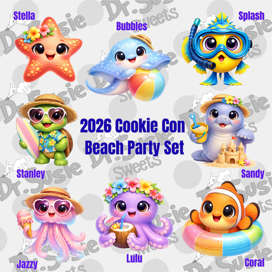 2026 Cookie Con Beach Party Bundles (Digital Images & STL Files)